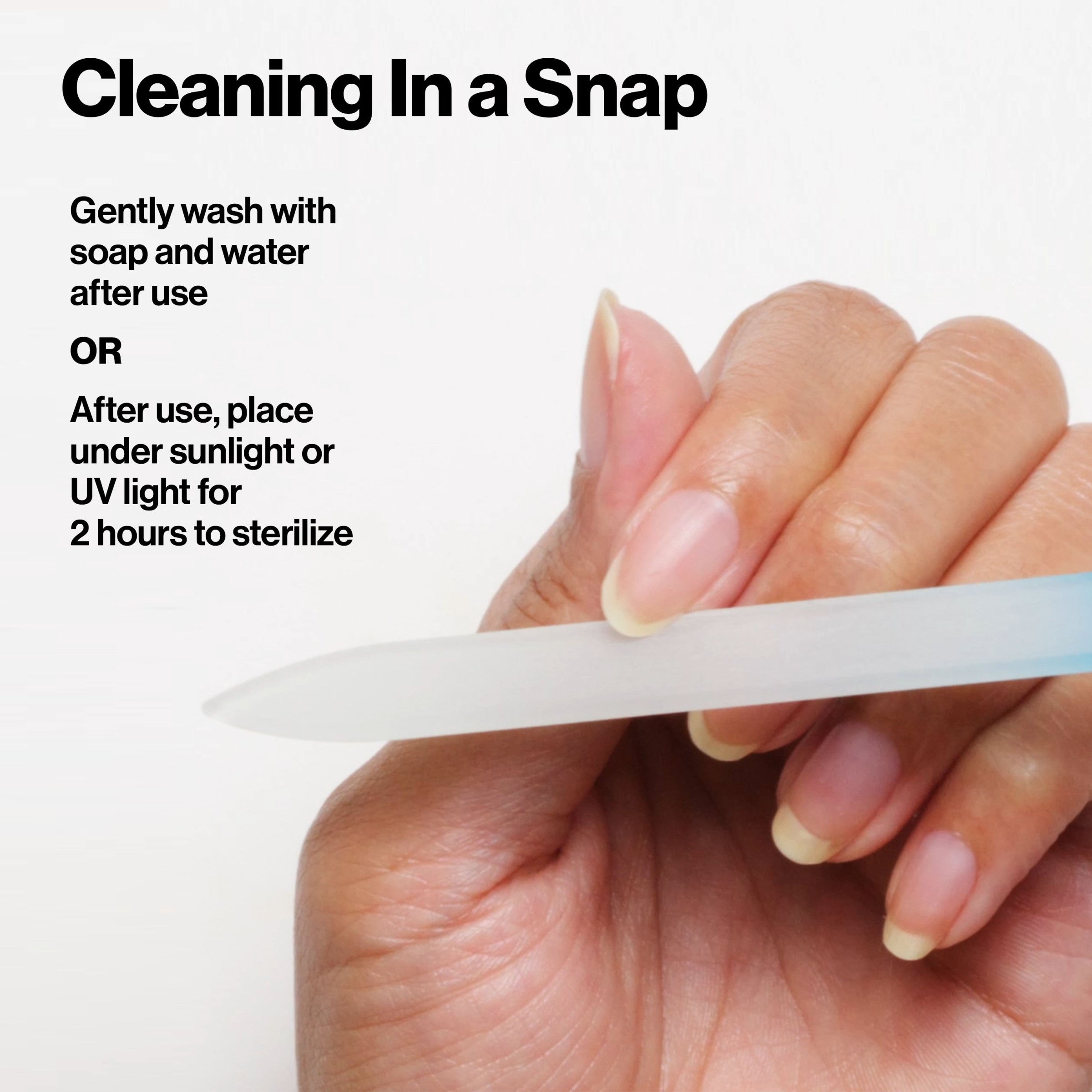 Bacteria Shield Glass Nail File
