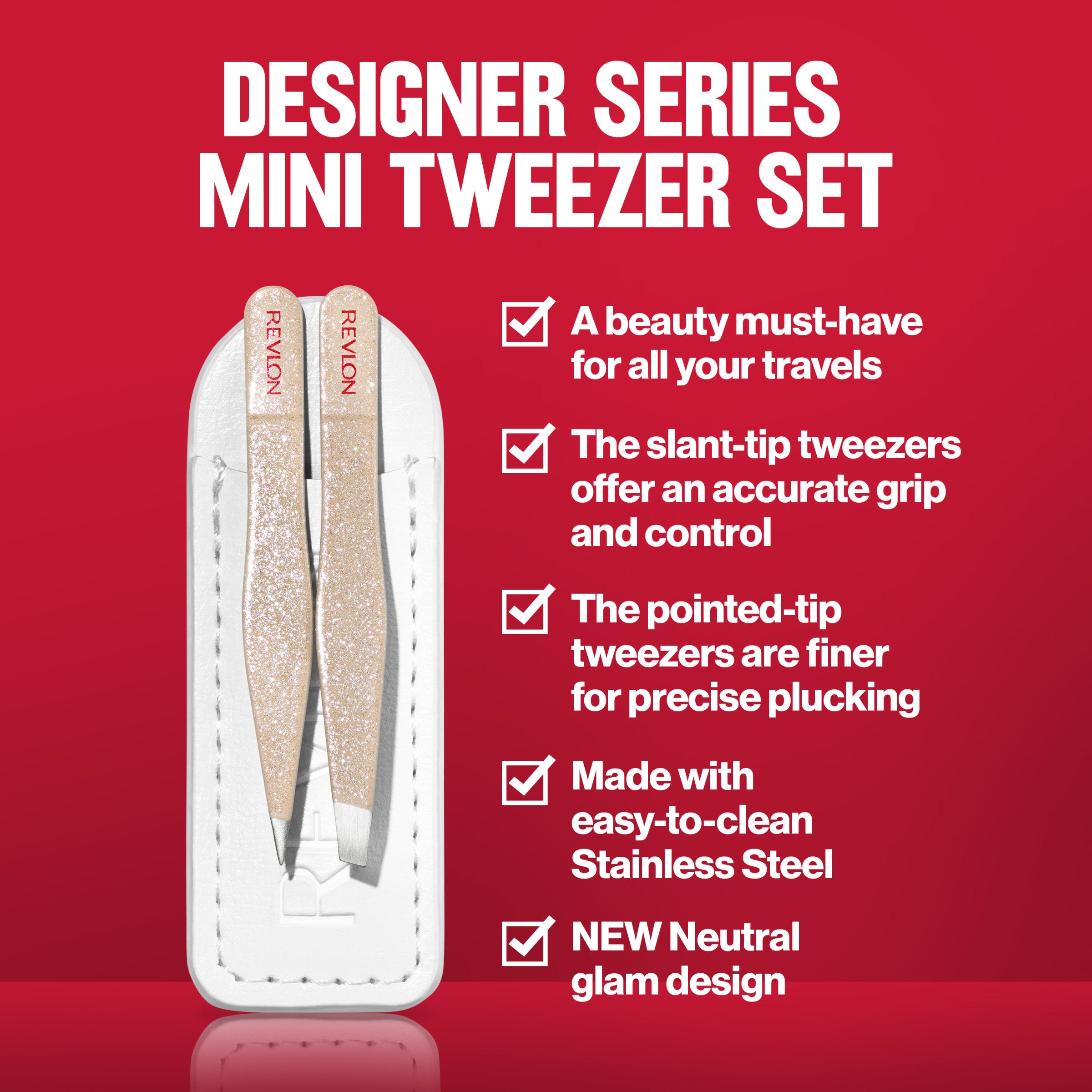 Designer Series Mini Tweezer Travel Set