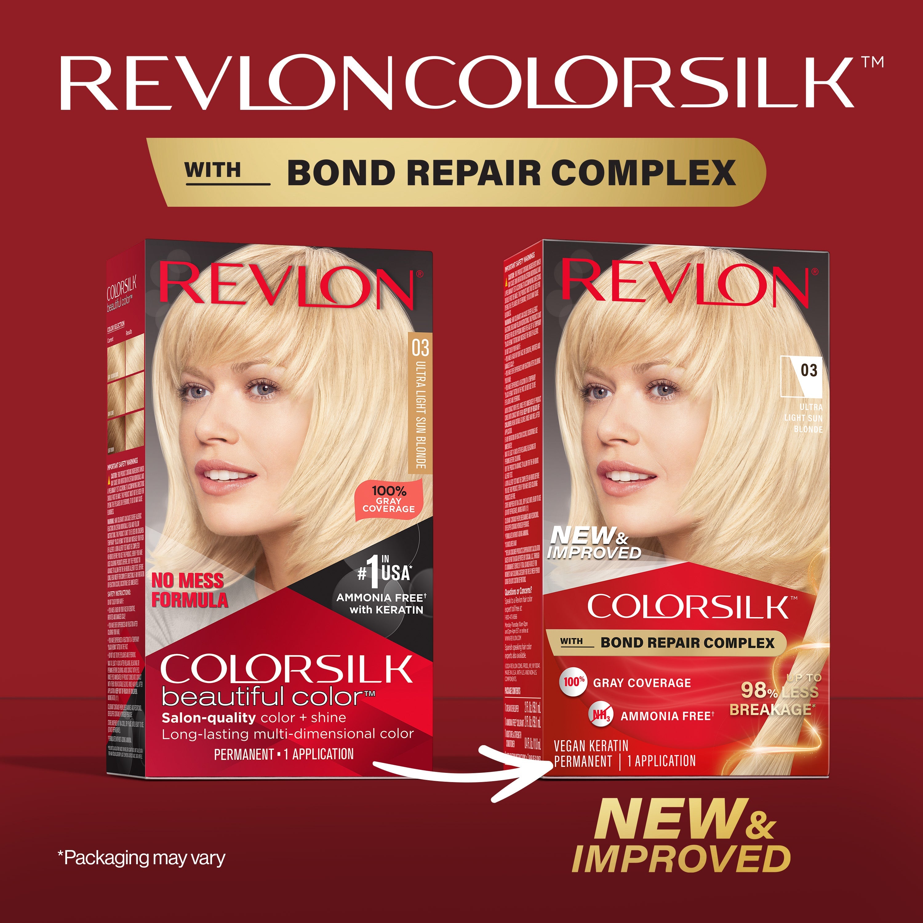 ColorSilk™ with Bond Repair Complex Permanent Hair Dye