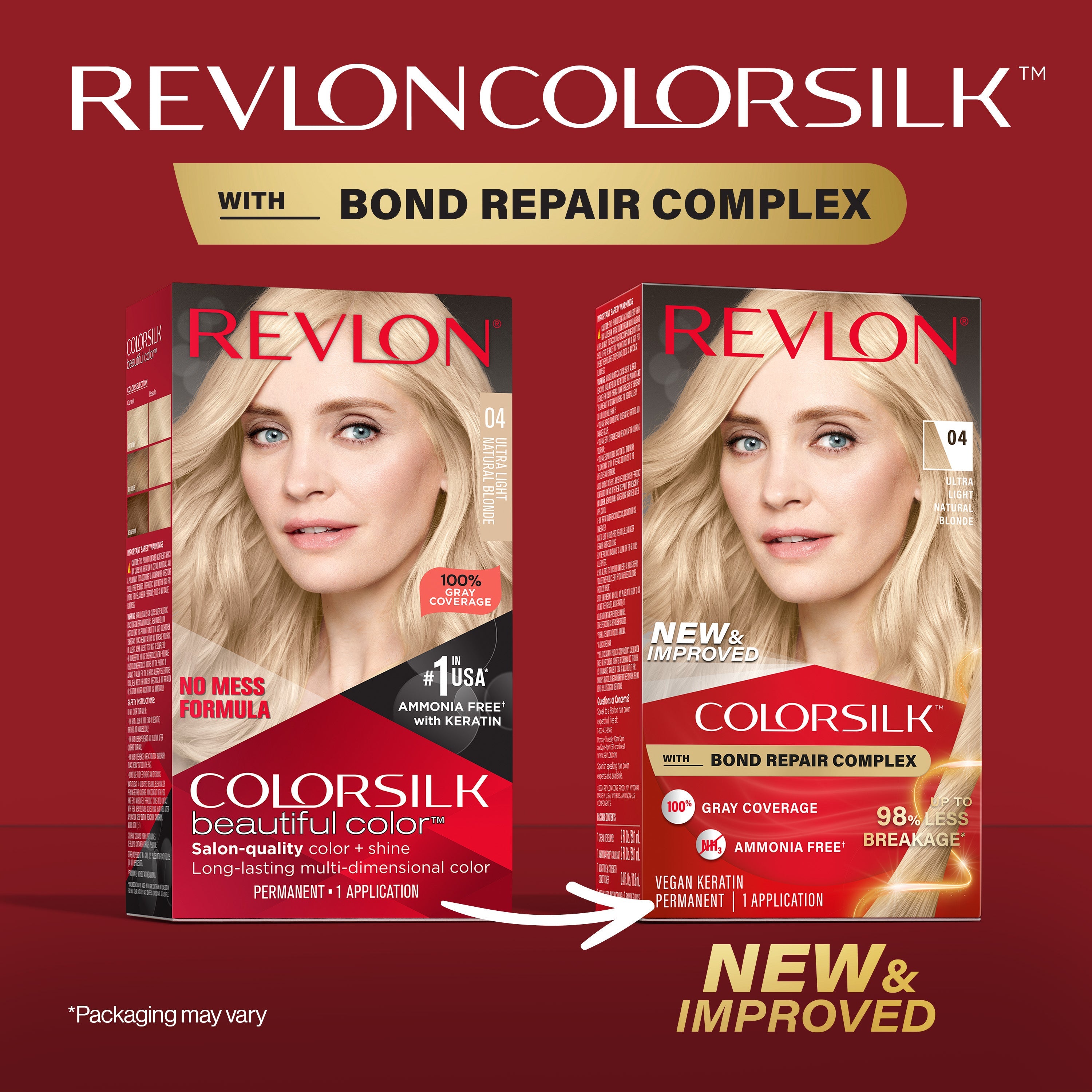 ColorSilk™ with Bond Repair Complex Permanent Hair Dye