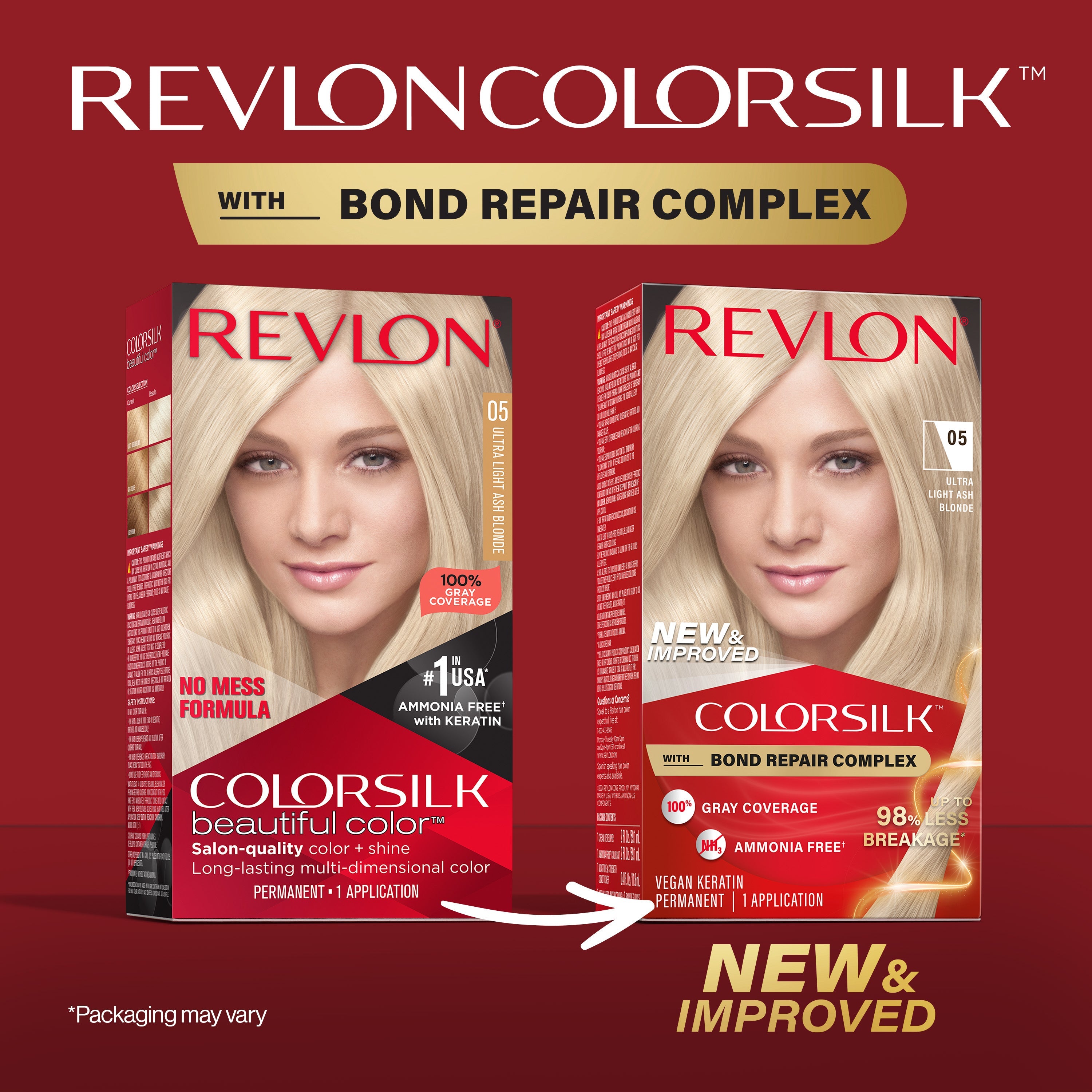 ColorSilk™ with Bond Repair Complex Permanent Hair Dye
