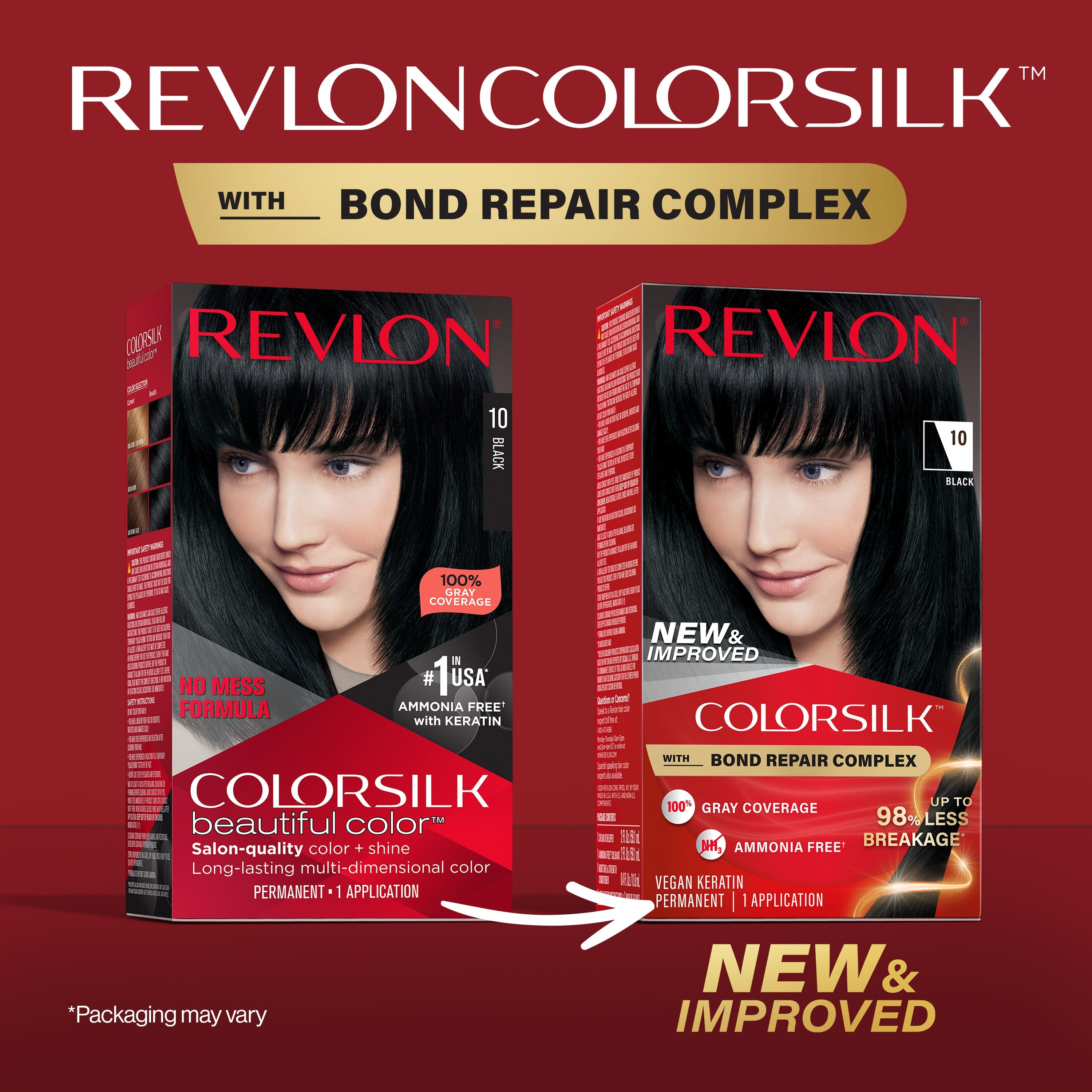 ColorSilk™ with Bond Repair Complex Permanent Hair Dye