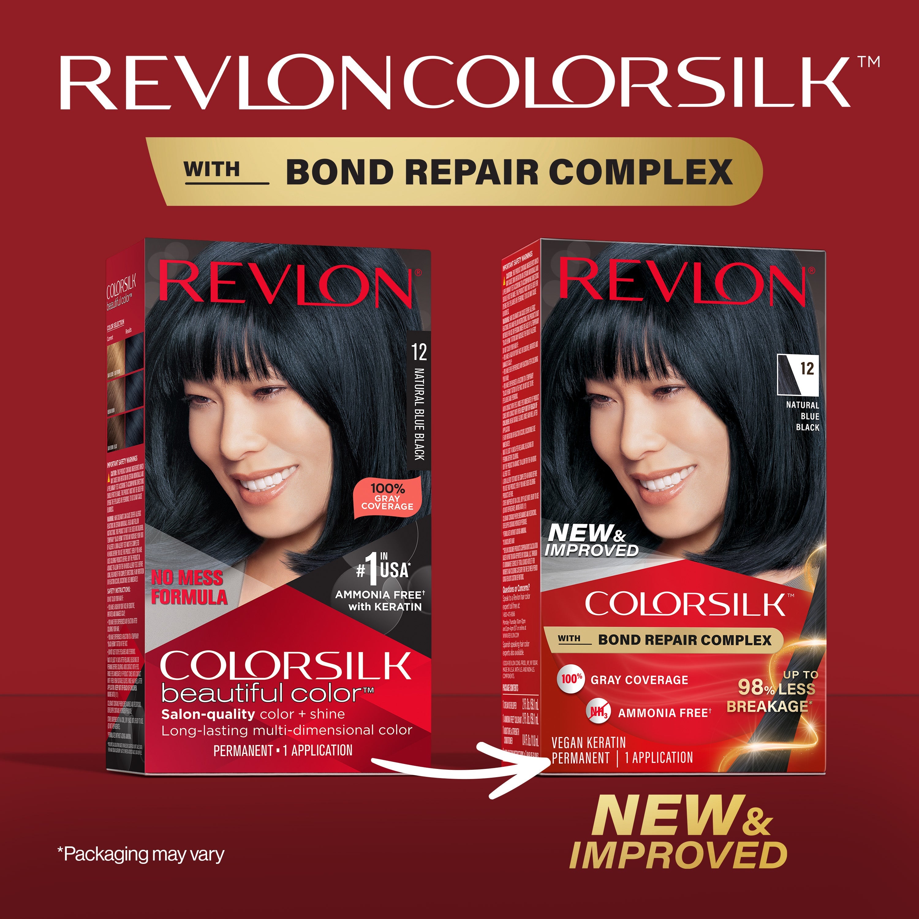 ColorSilk™ with Bond Repair Complex Permanent Hair Dye