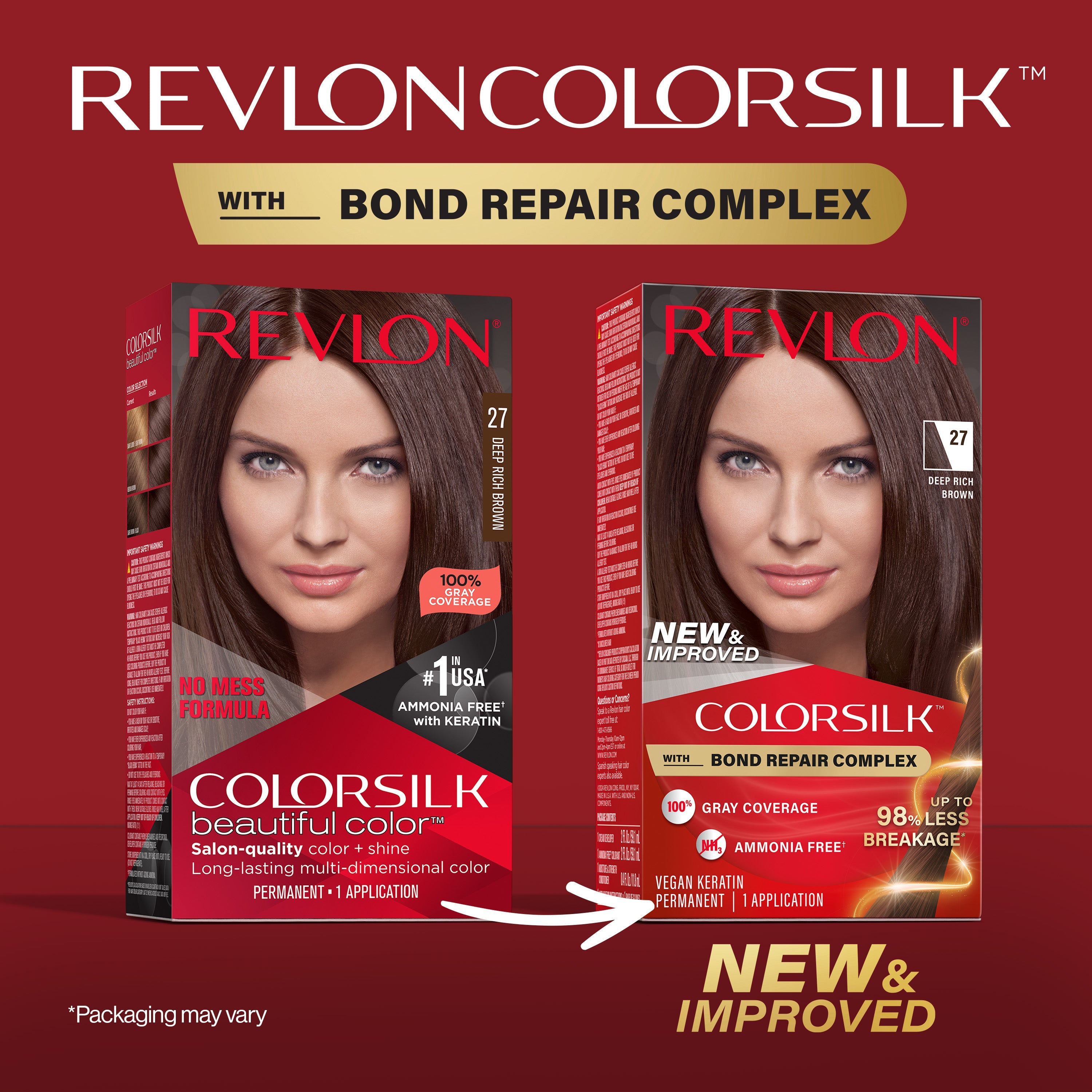ColorSilk™ with Bond Repair Complex Permanent Hair Dye