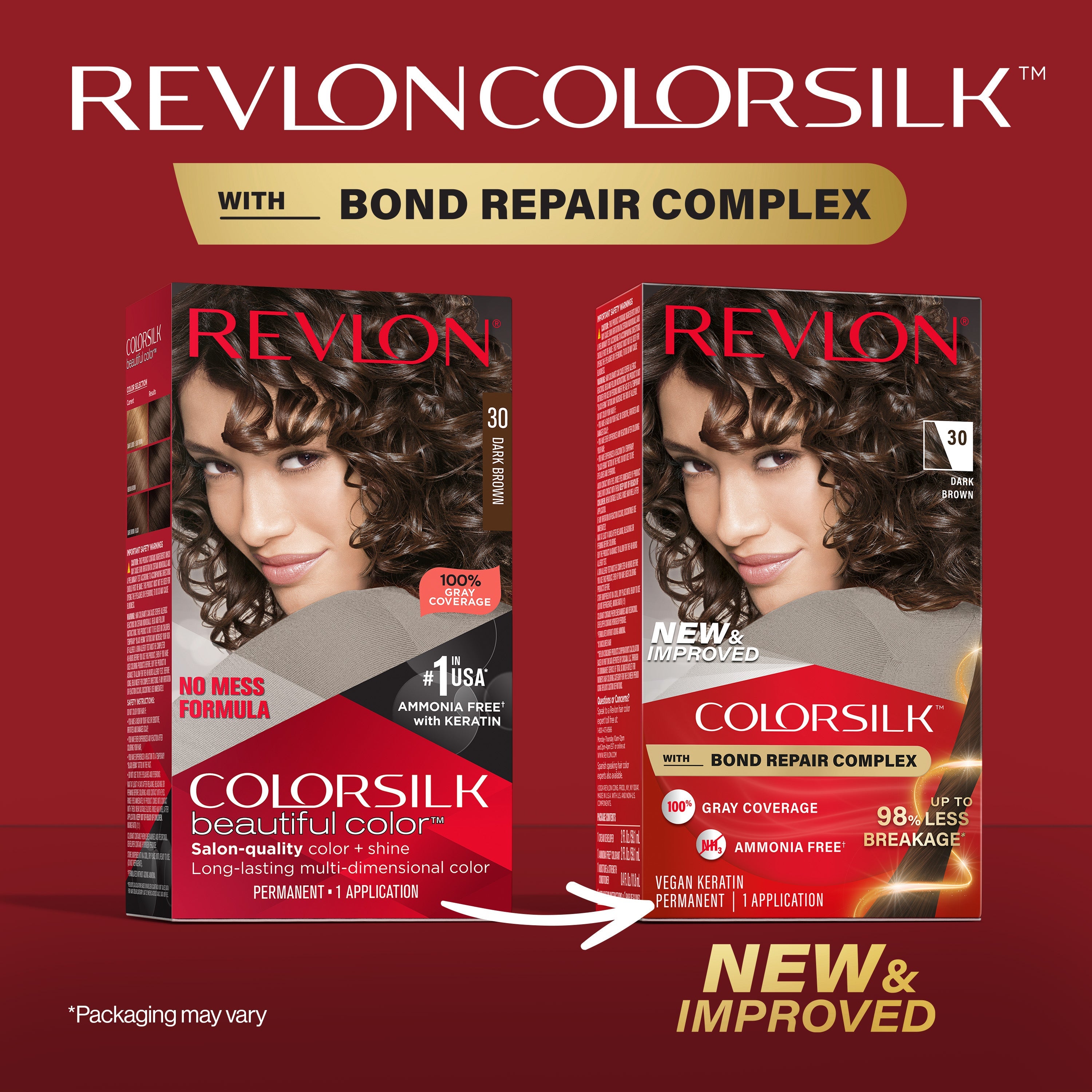 ColorSilk™ with Bond Repair Complex Permanent Hair Dye