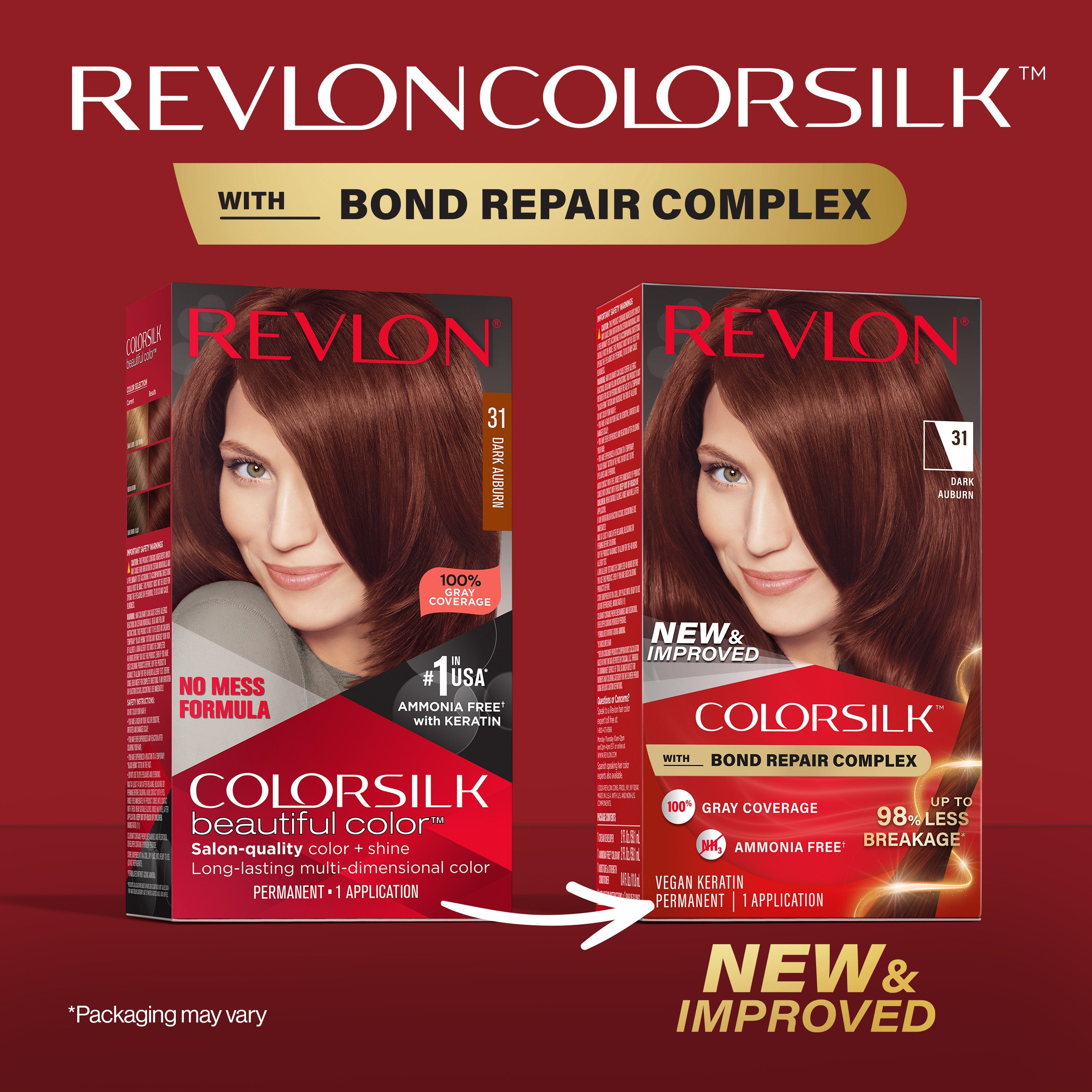 ColorSilk™ with Bond Repair Complex Permanent Hair Dye