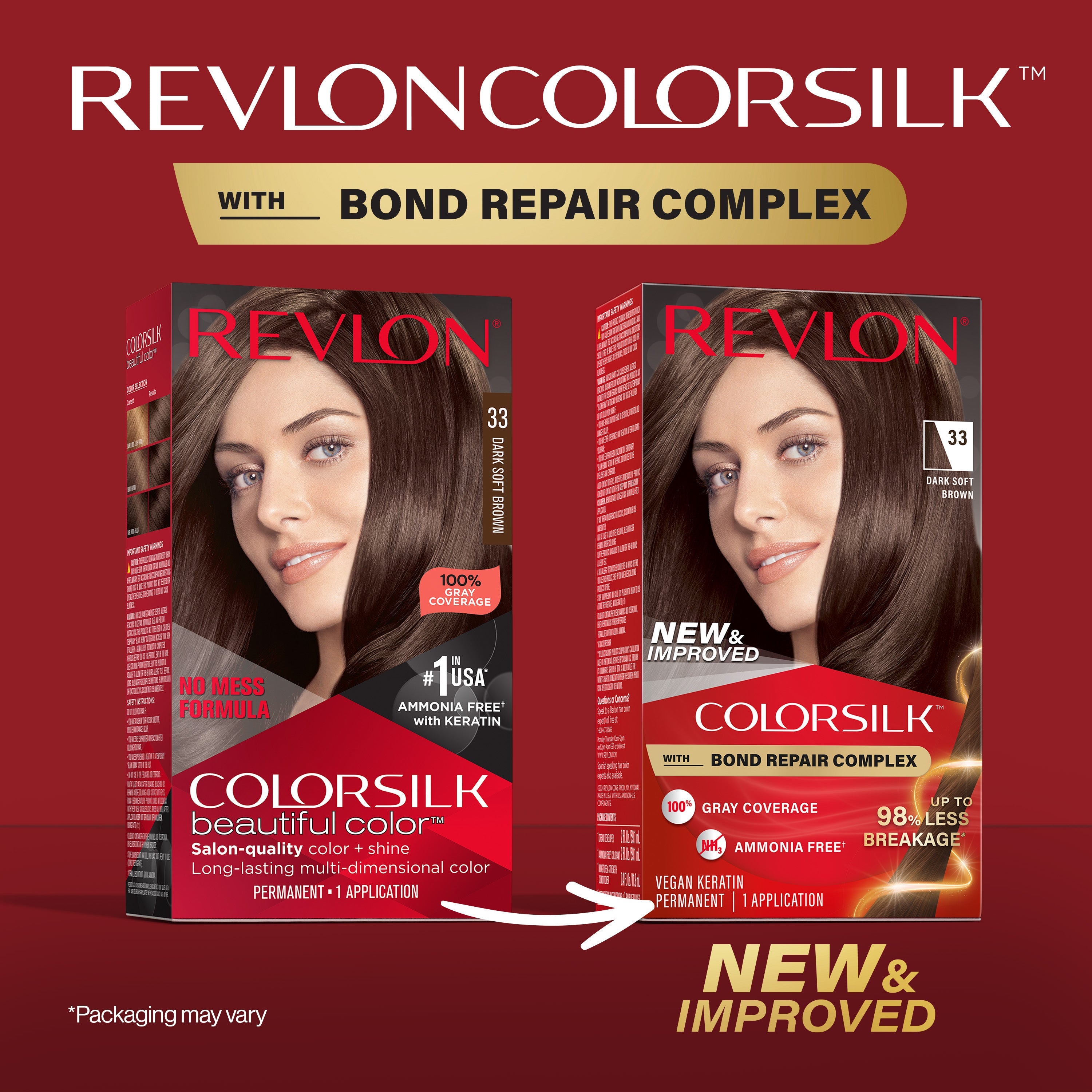 ColorSilk™ with Bond Repair Complex Permanent Hair Dye