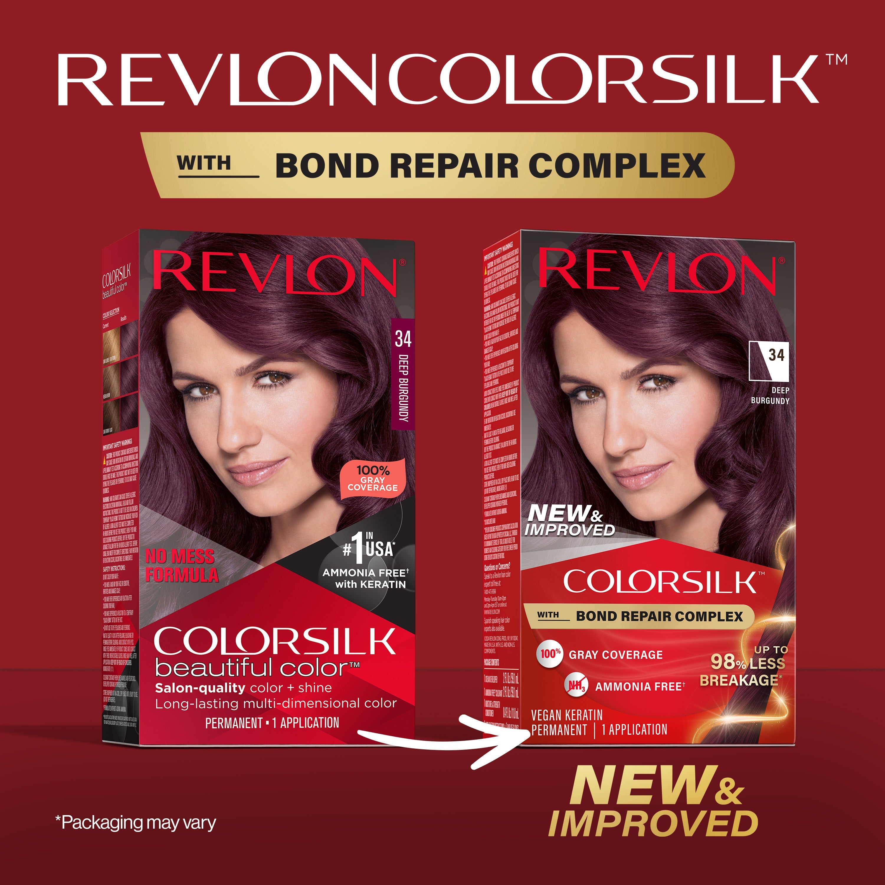 ColorSilk™ with Bond Repair Complex Permanent Hair Dye