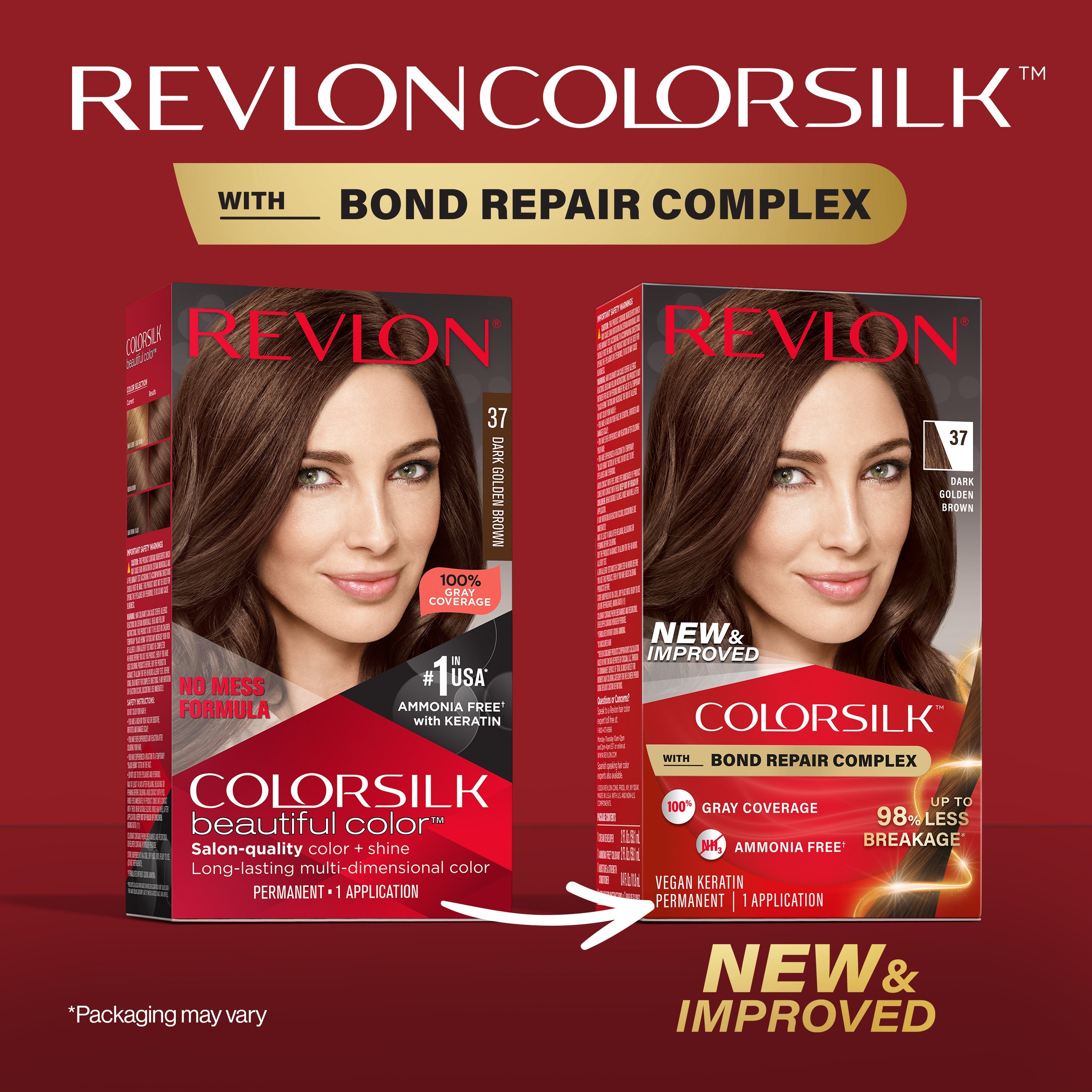 ColorSilk™ with Bond Repair Complex Permanent Hair Dye