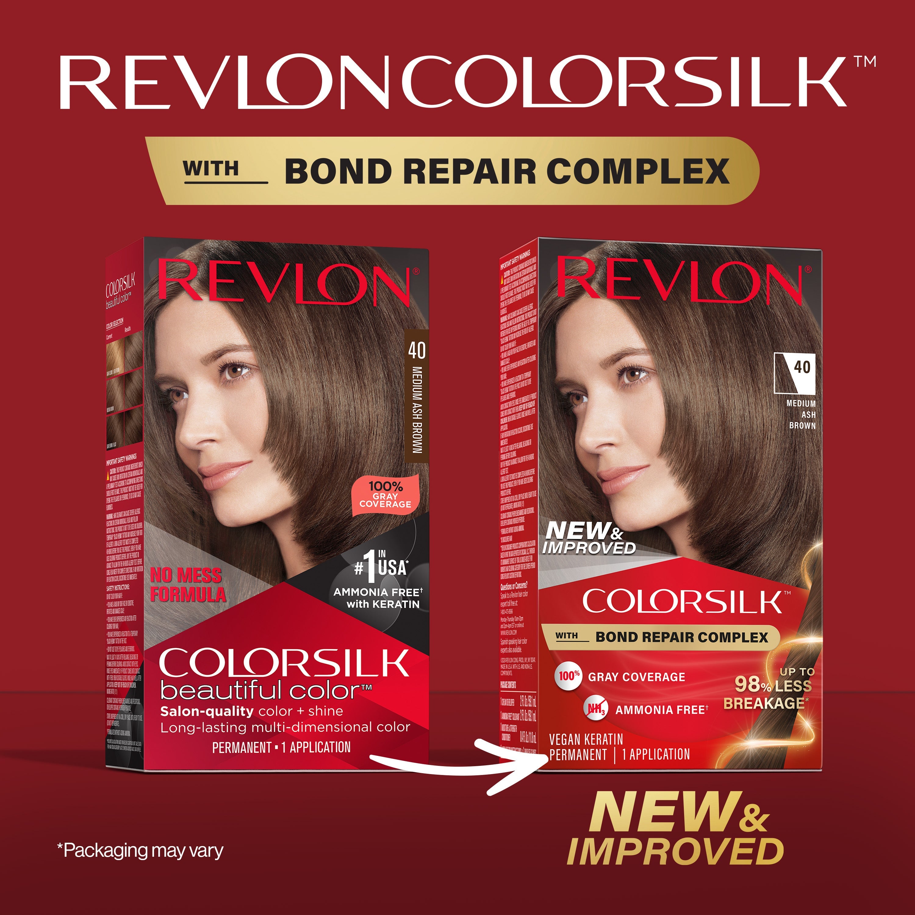 ColorSilk™ with Bond Repair Complex Permanent Hair Dye