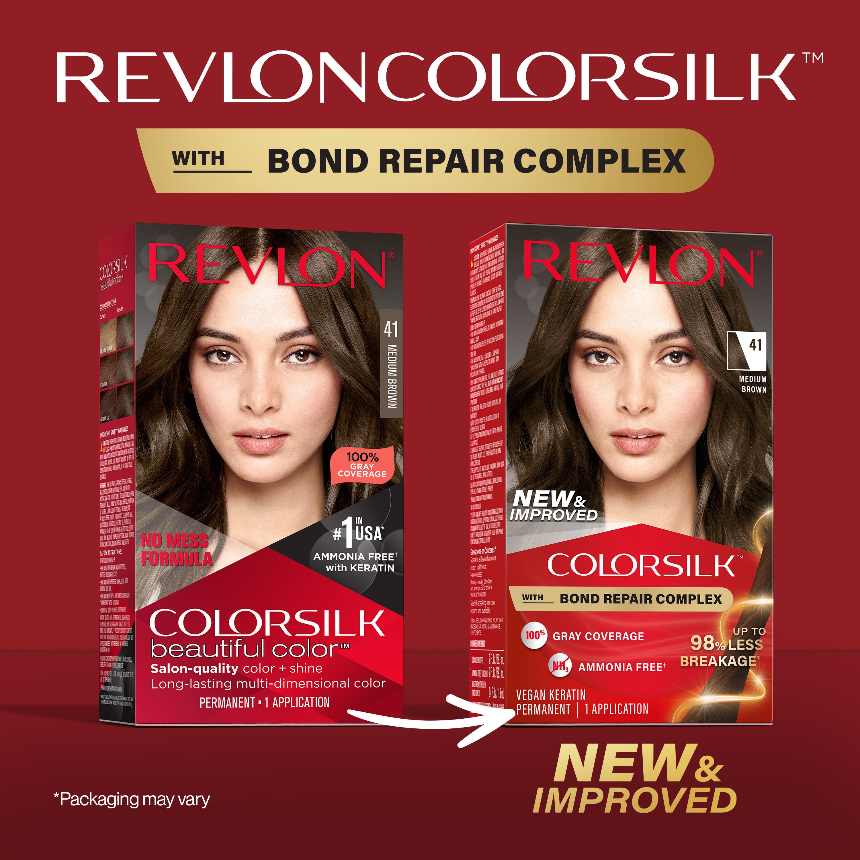 ColorSilk™ with Bond Repair Complex Permanent Hair Dye
