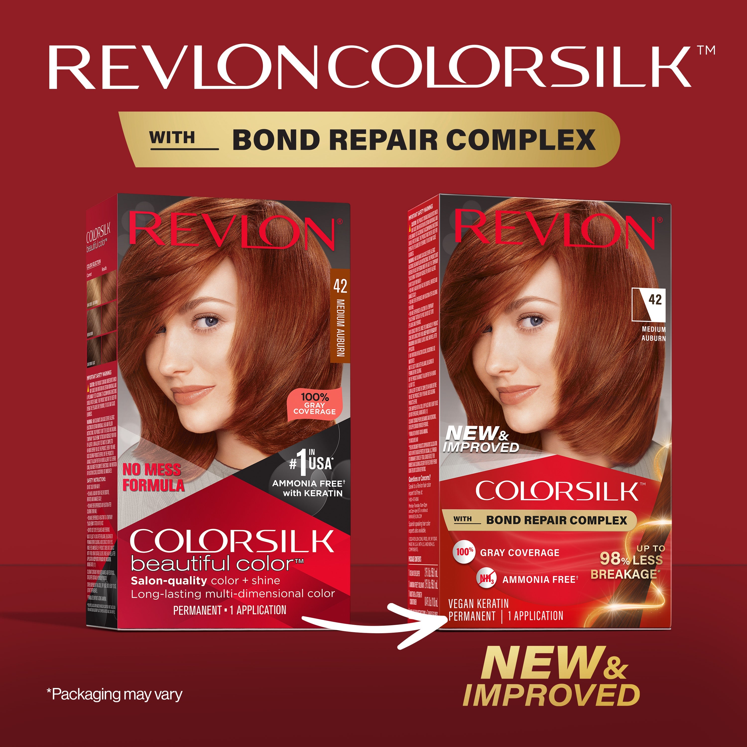 ColorSilk™ with Bond Repair Complex Permanent Hair Dye