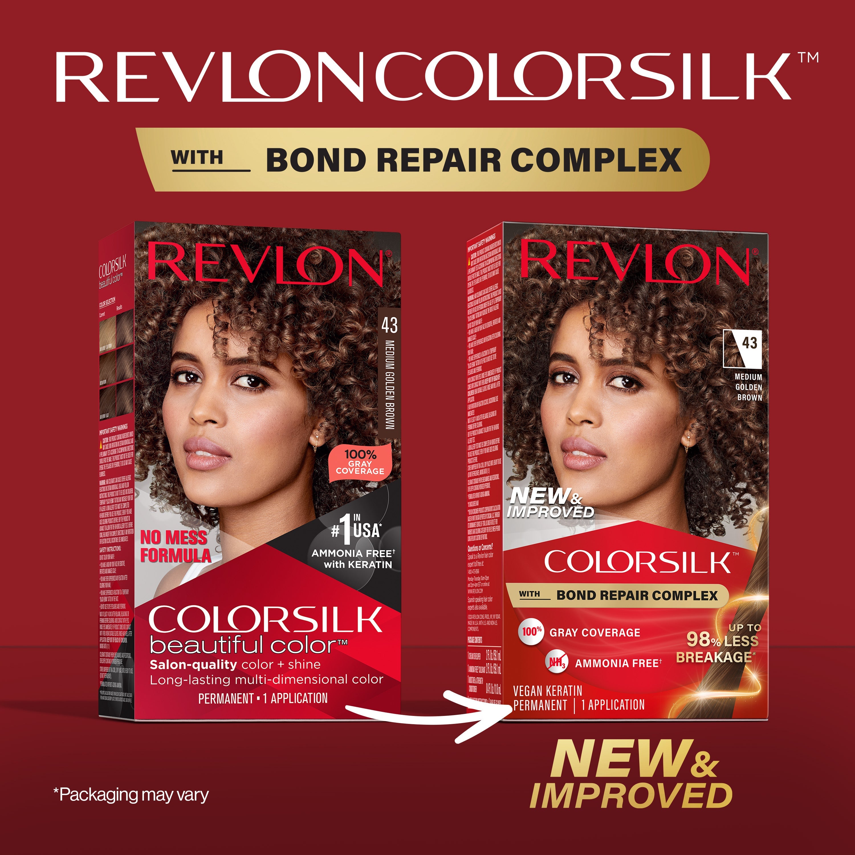 ColorSilk™ with Bond Repair Complex Permanent Hair Dye