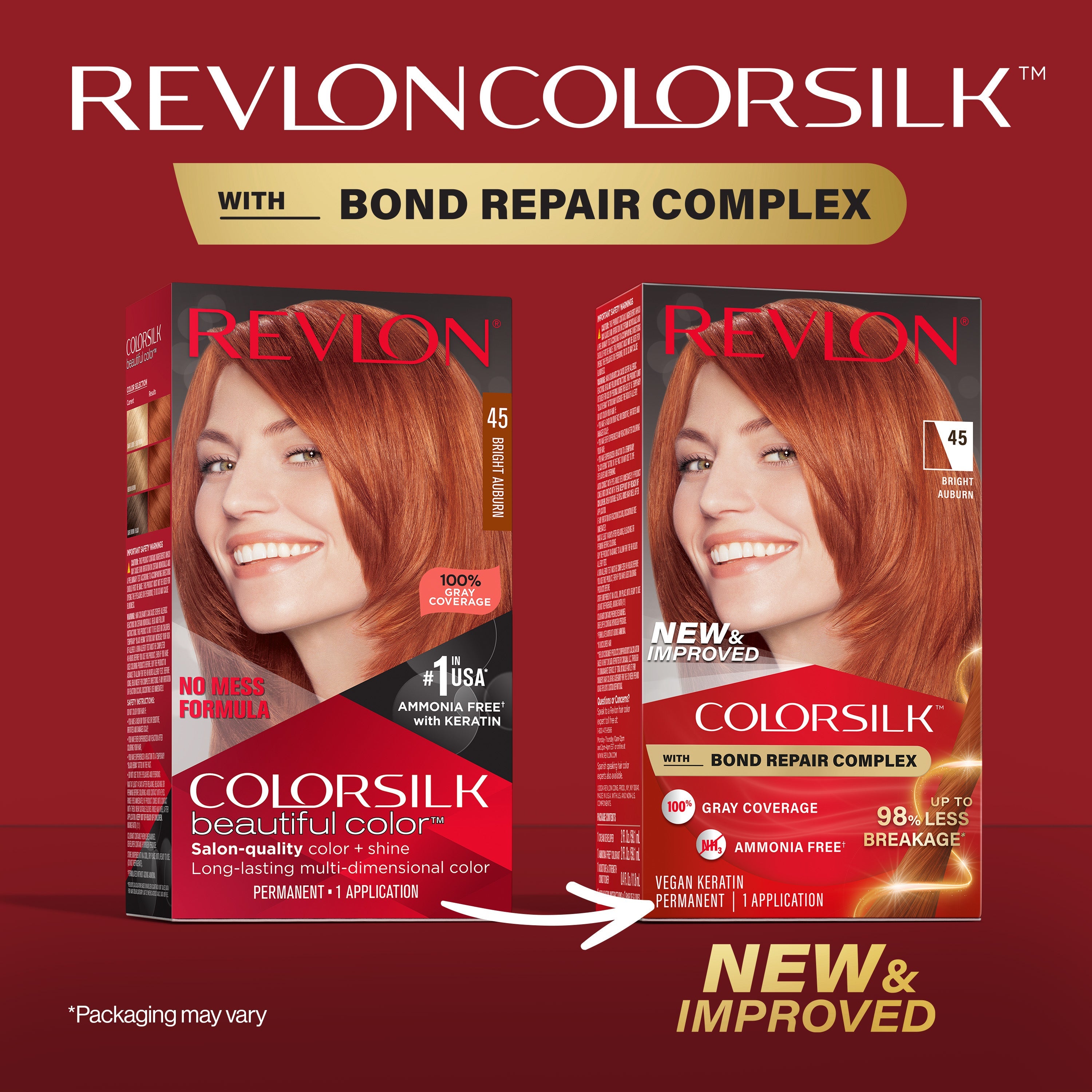 ColorSilk™ with Bond Repair Complex Permanent Hair Dye