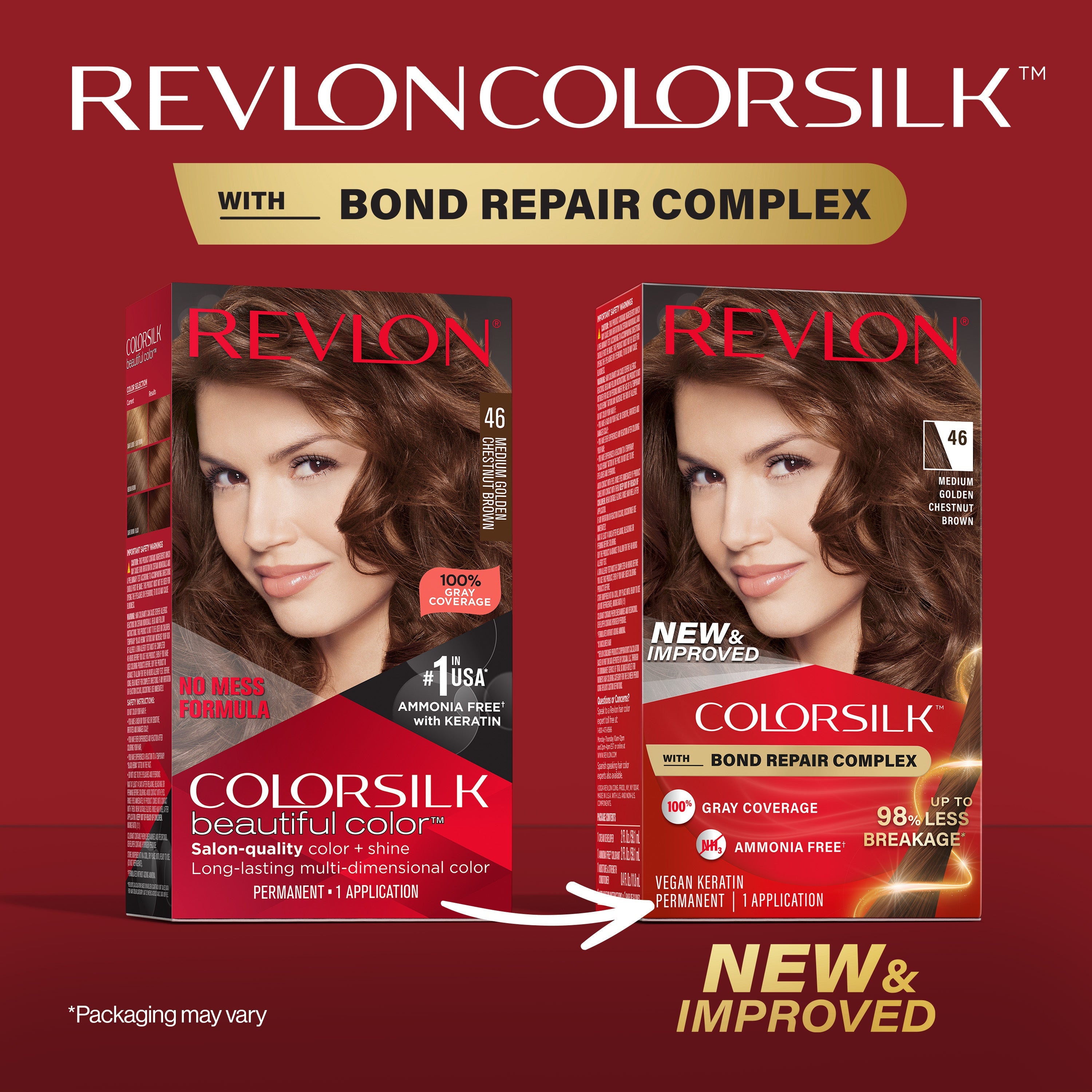 ColorSilk™ with Bond Repair Complex Permanent Hair Dye