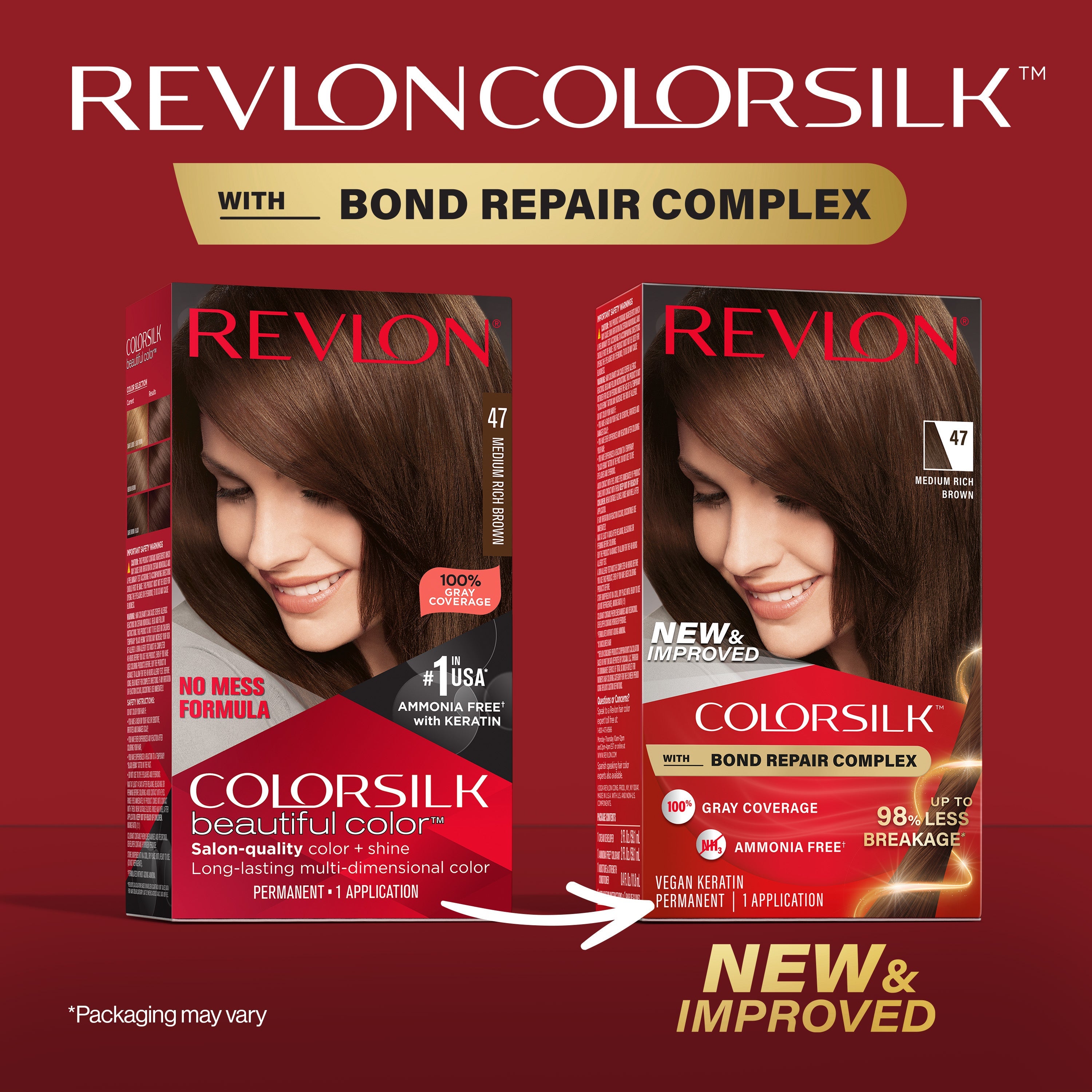 ColorSilk™ with Bond Repair Complex Permanent Hair Dye