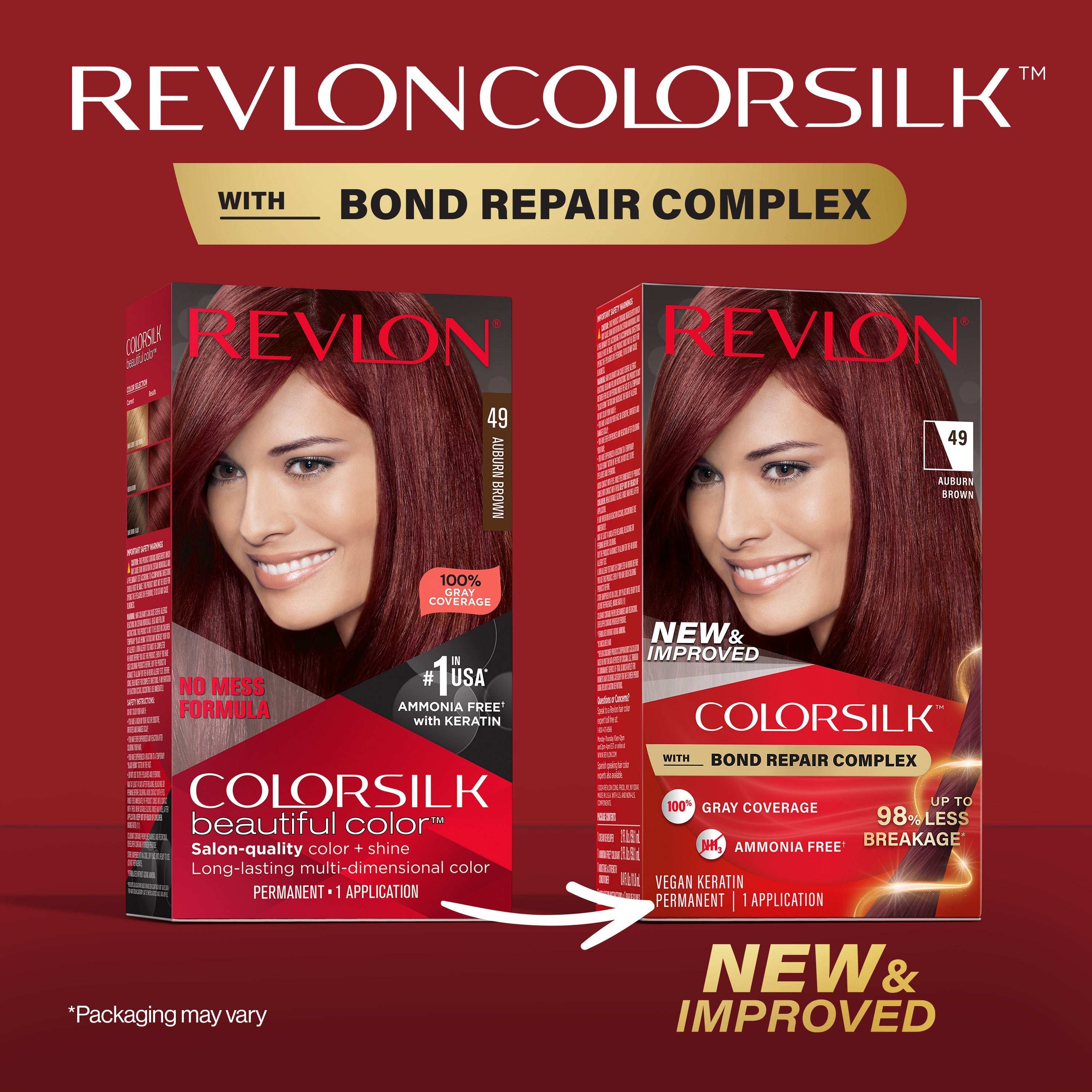 ColorSilk™ with Bond Repair Complex Permanent Hair Dye