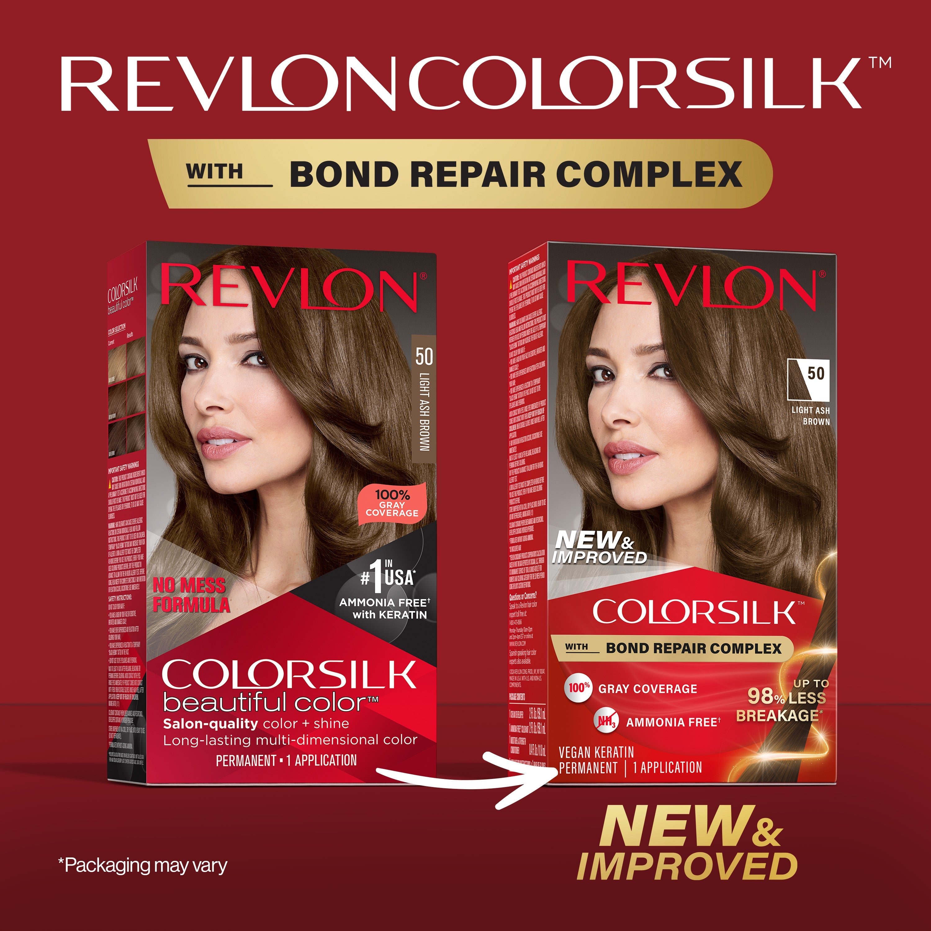 ColorSilk™ with Bond Repair Complex Permanent Hair Dye