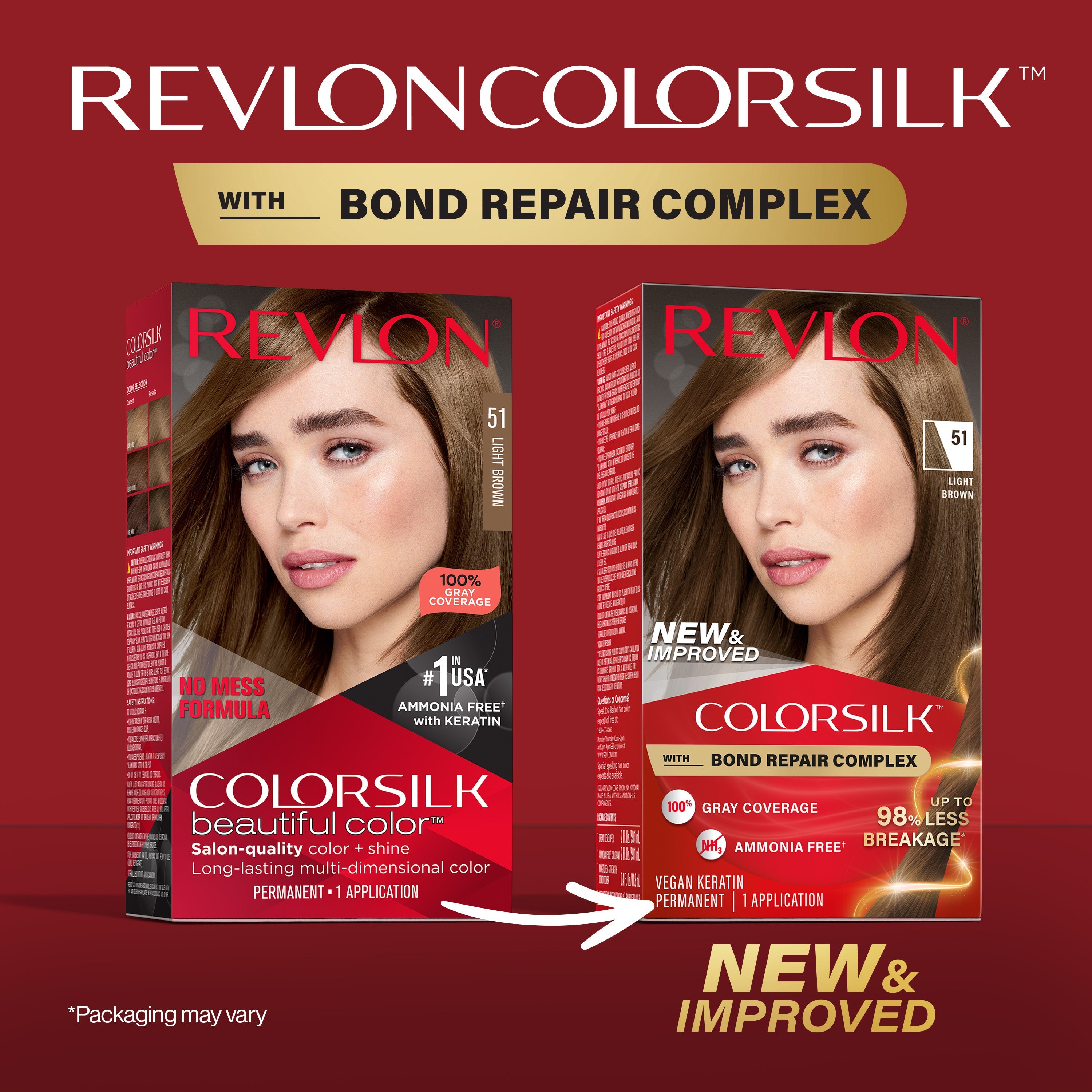 ColorSilk™ with Bond Repair Complex Permanent Hair Dye