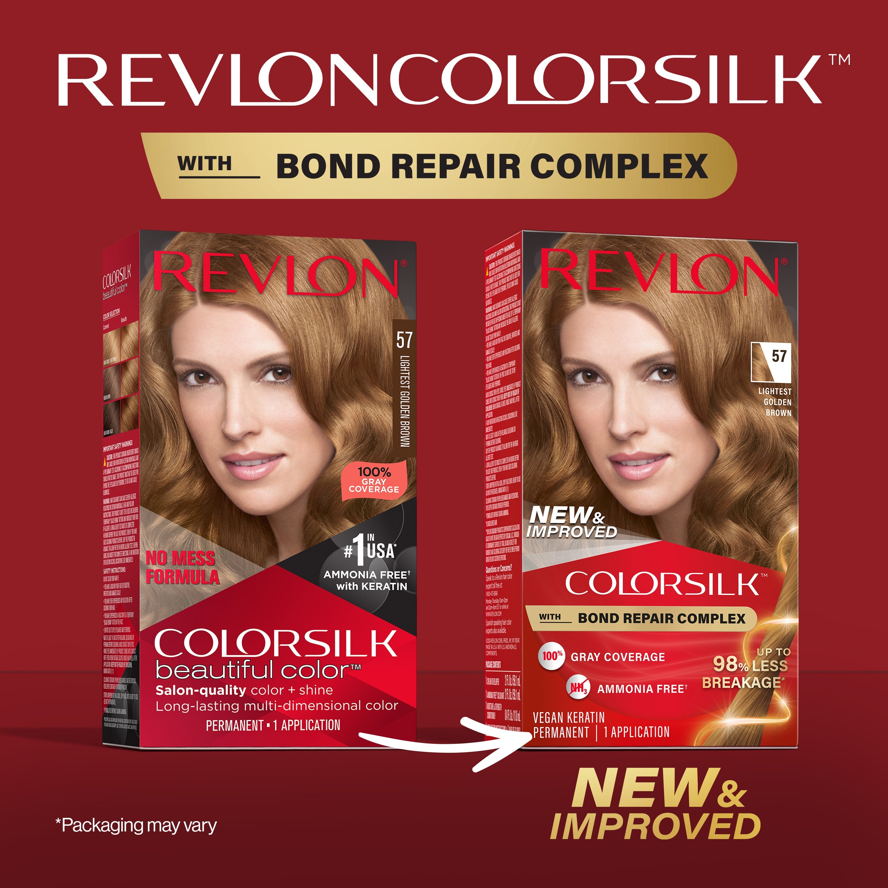ColorSilk™ with Bond Repair Complex Permanent Hair Dye