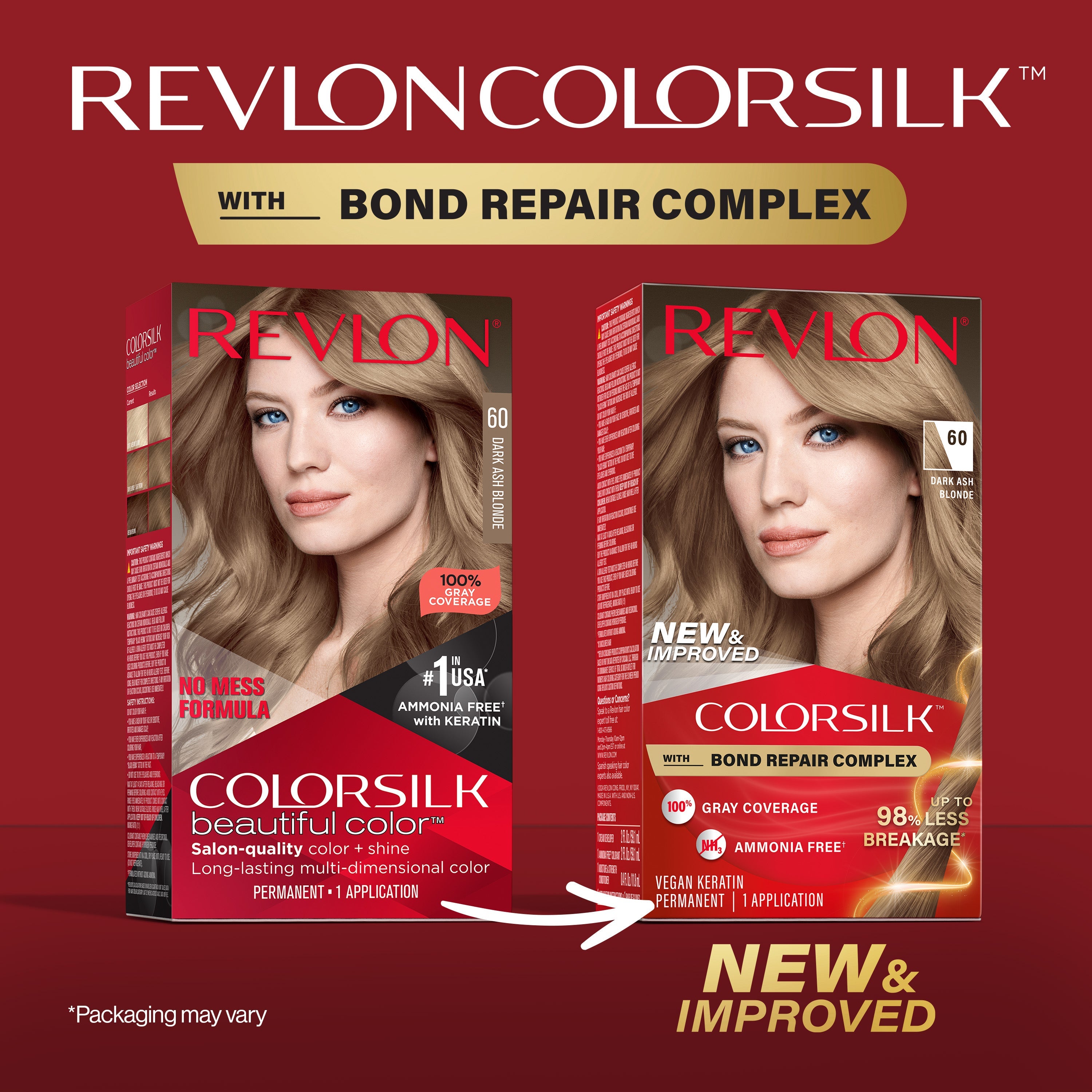 ColorSilk™ with Bond Repair Complex Permanent Hair Dye