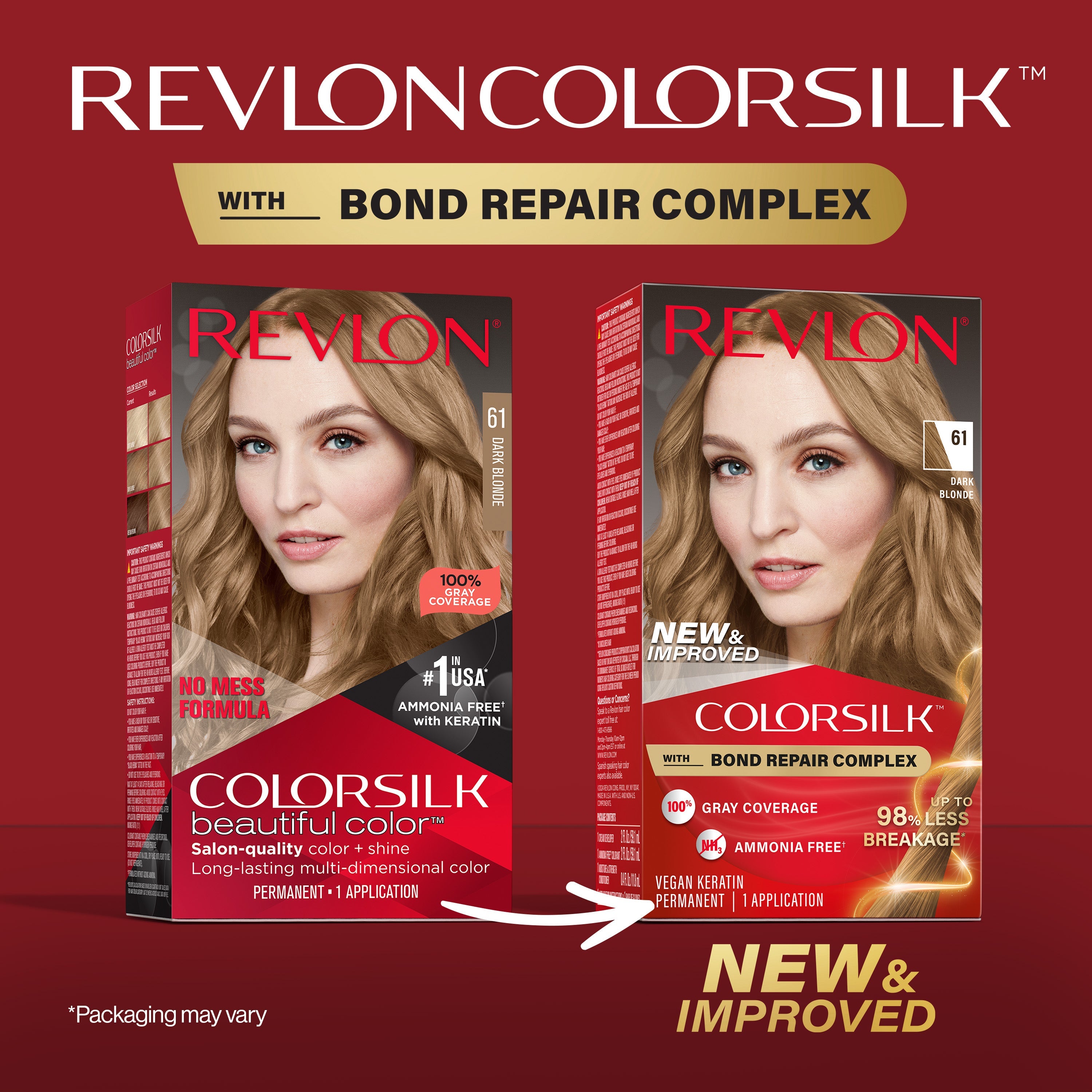 ColorSilk™ with Bond Repair Complex Permanent Hair Dye