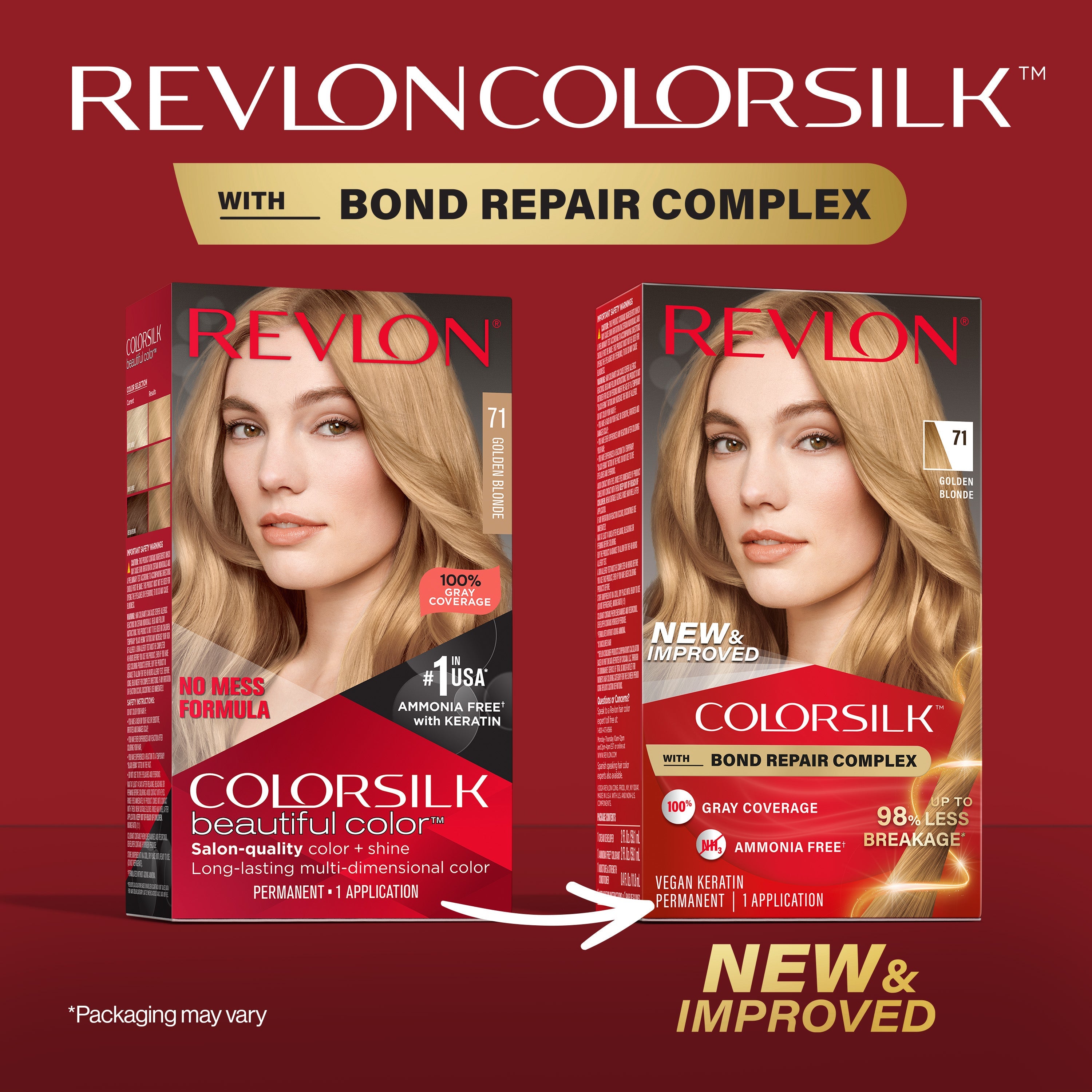 ColorSilk™ with Bond Repair Complex Permanent Hair Dye