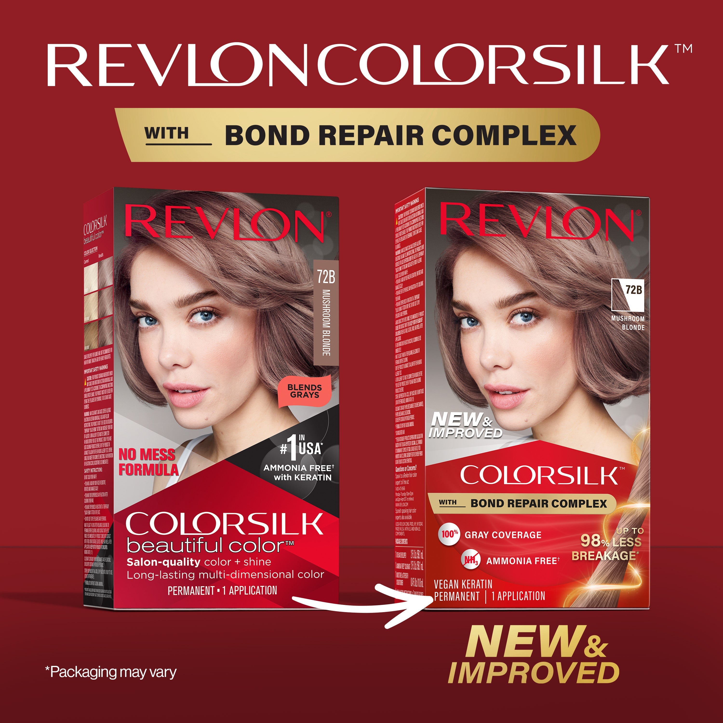 ColorSilk™ with Bond Repair Complex Permanent Hair Dye