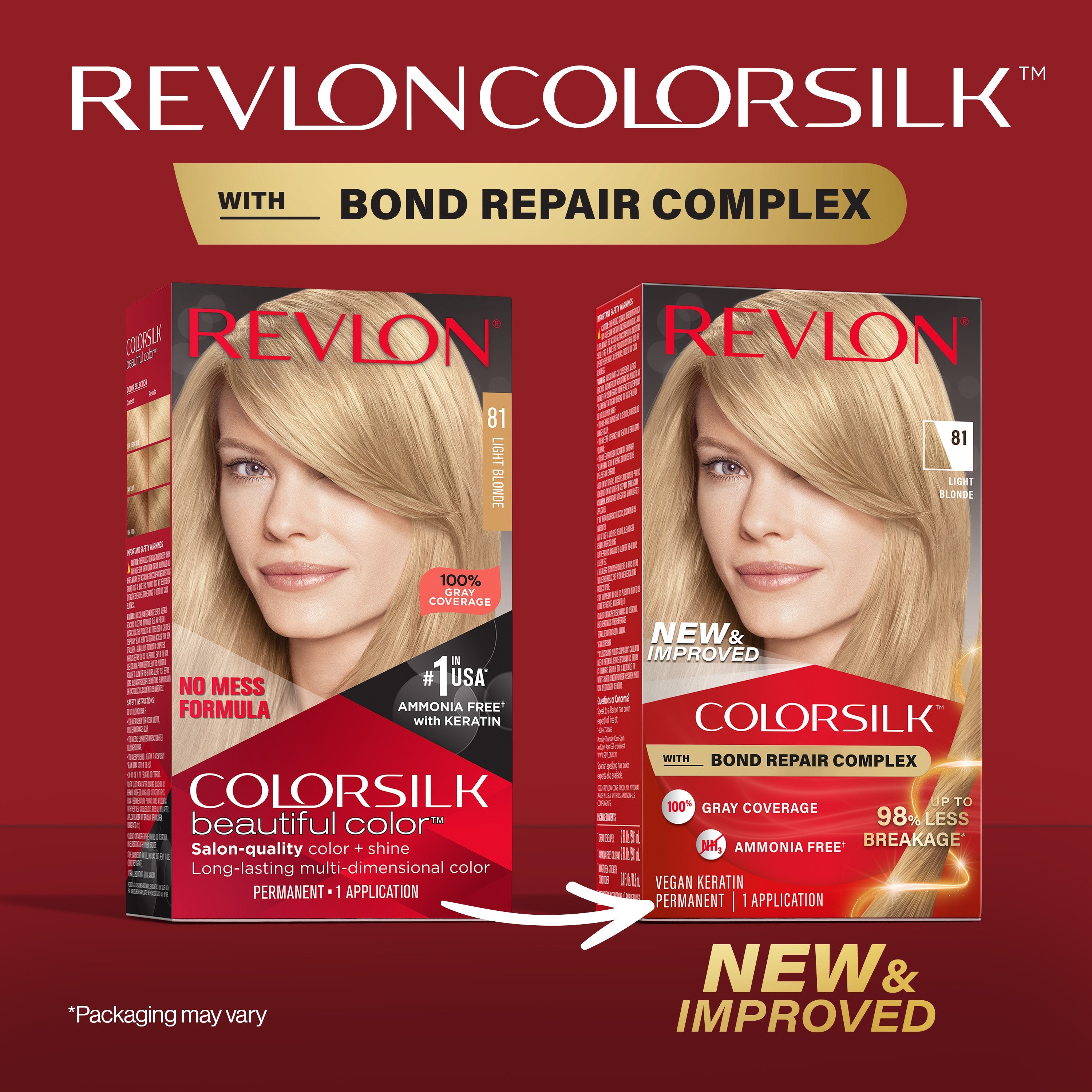 ColorSilk™ with Bond Repair Complex Permanent Hair Dye