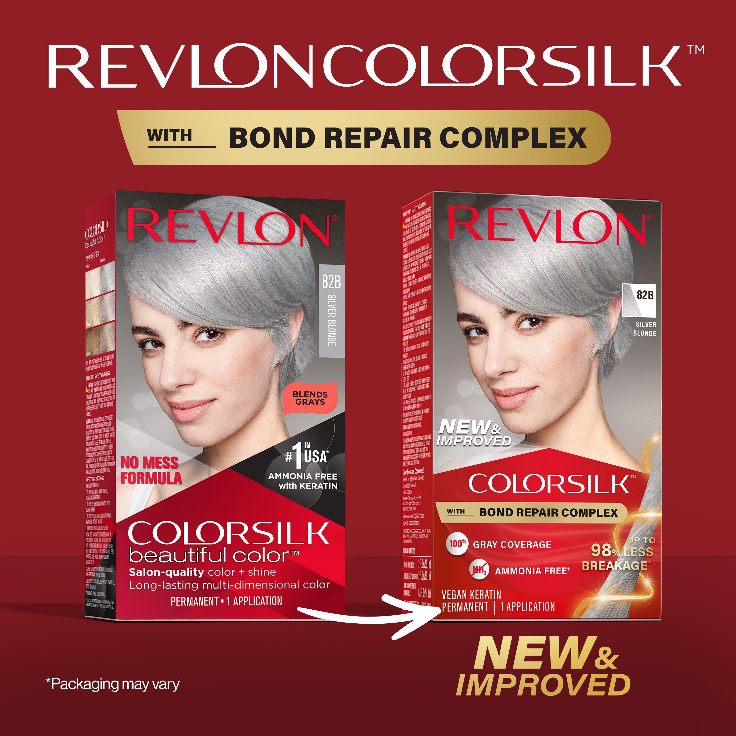 ColorSilk™ with Bond Repair Complex Permanent Hair Dye