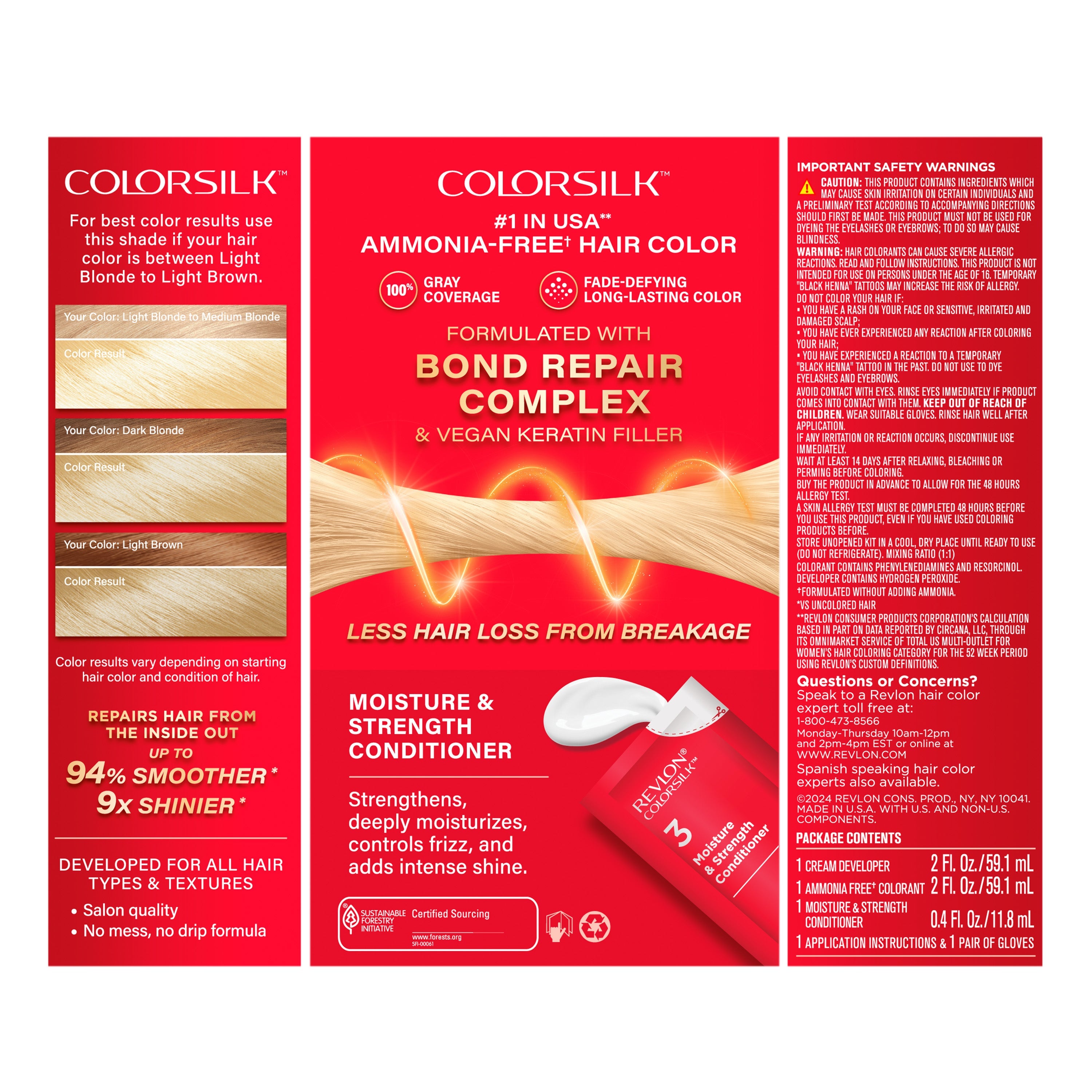 ColorSilk™ with Bond Repair Complex Permanent Hair Dye
