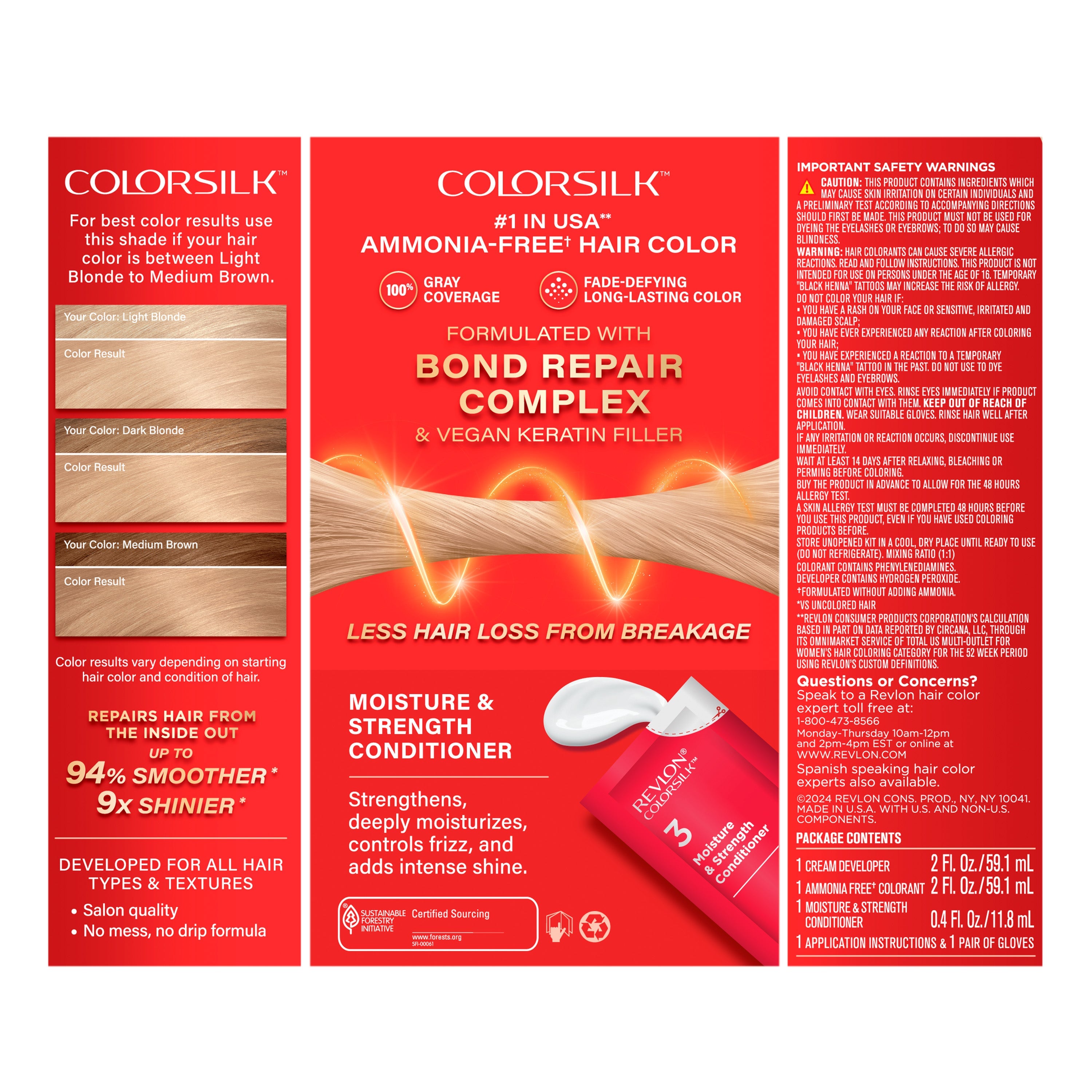 ColorSilk™ with Bond Repair Complex Permanent Hair Dye