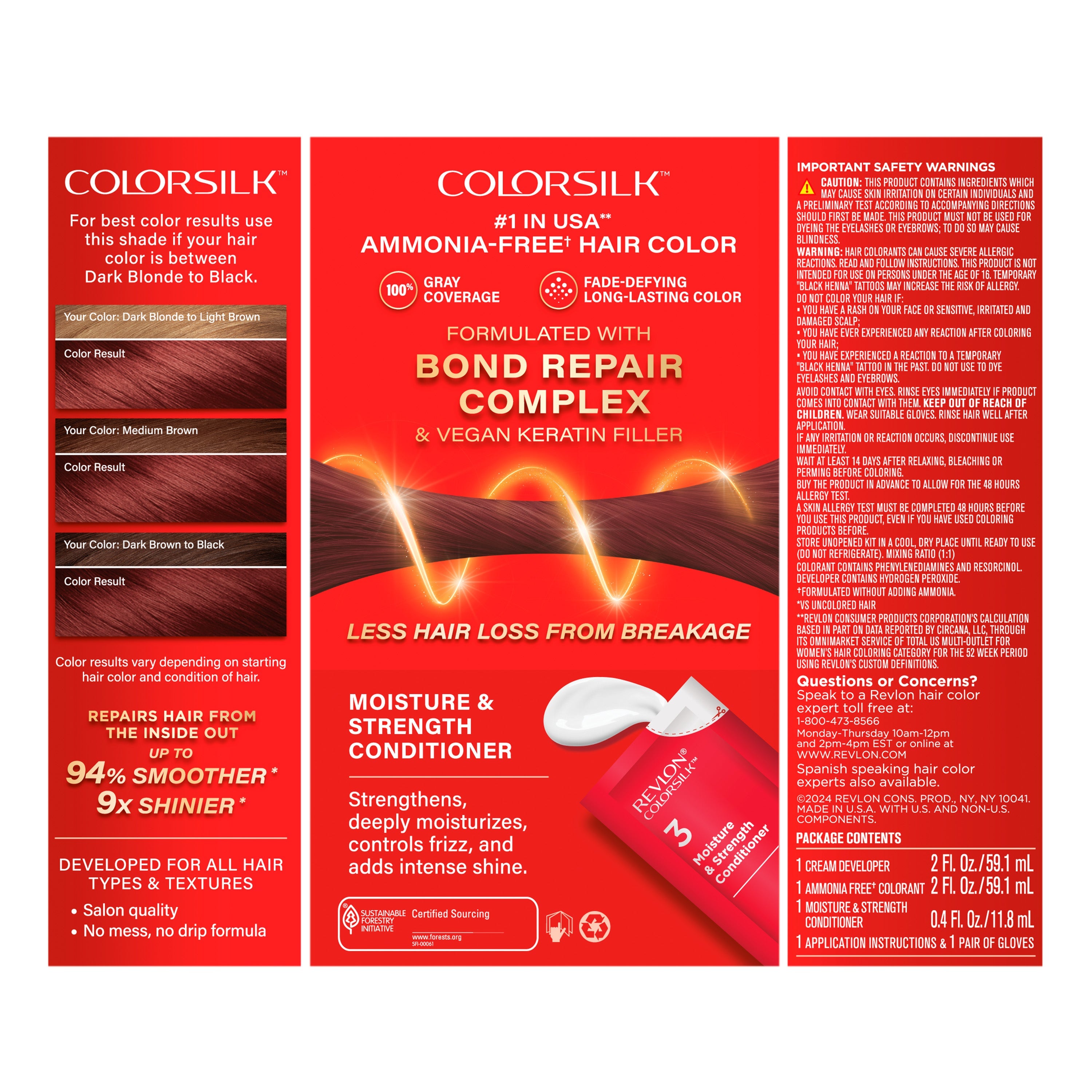 ColorSilk™ with Bond Repair Complex Permanent Hair Dye