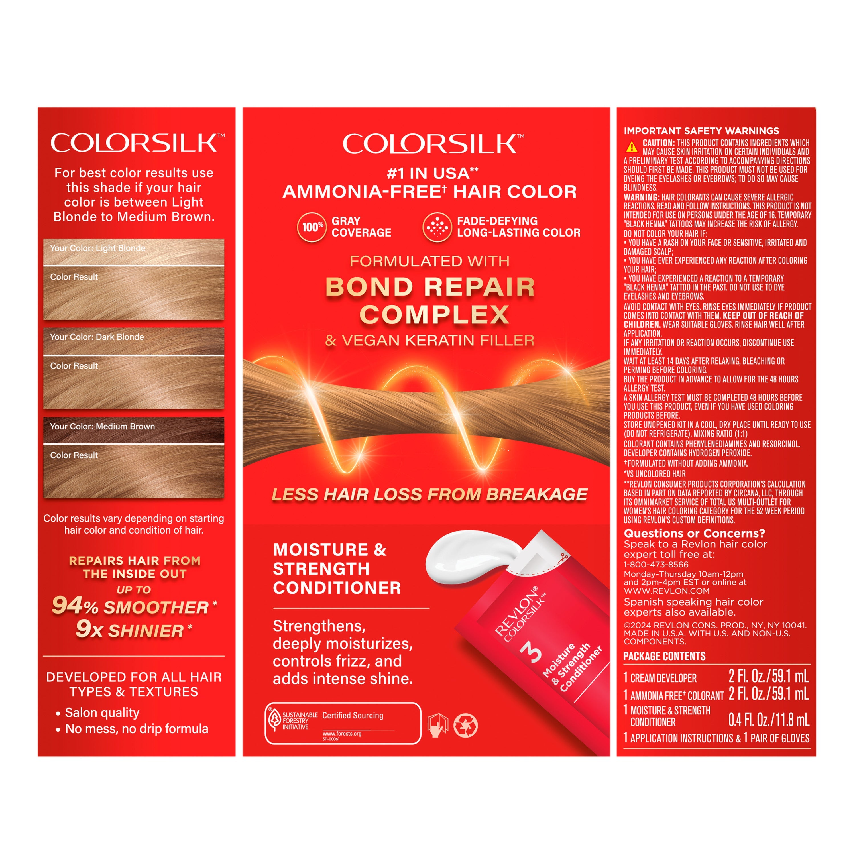 ColorSilk™ with Bond Repair Complex Permanent Hair Dye