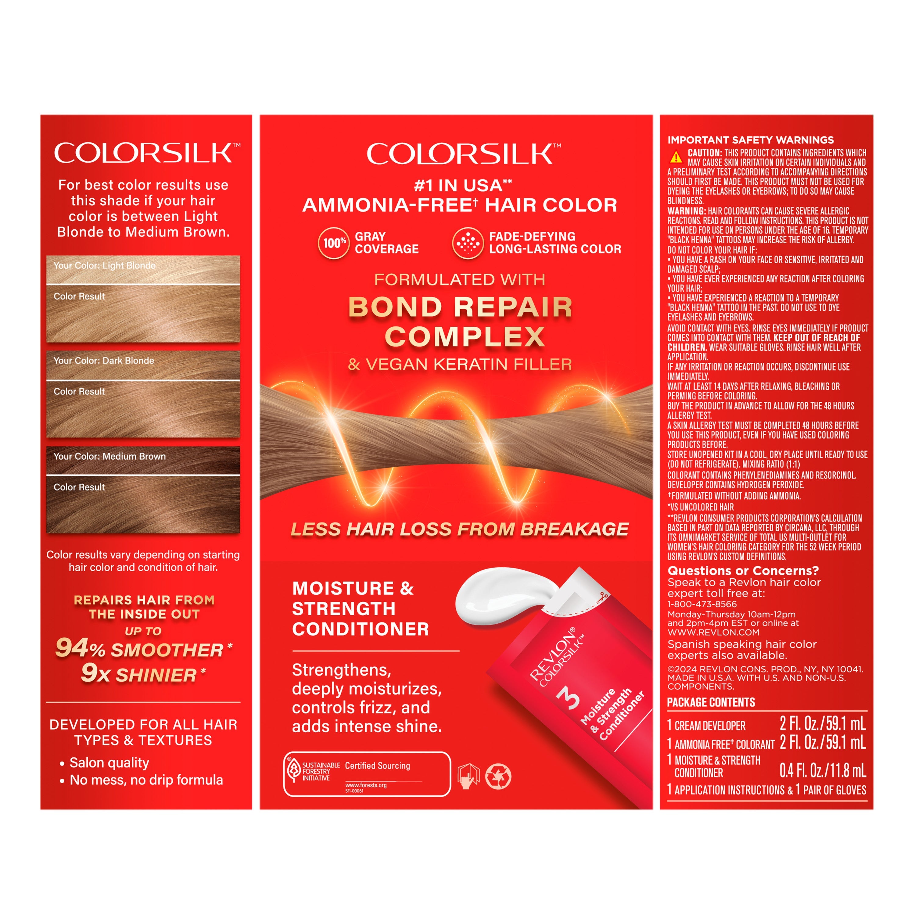 ColorSilk™ with Bond Repair Complex Permanent Hair Dye