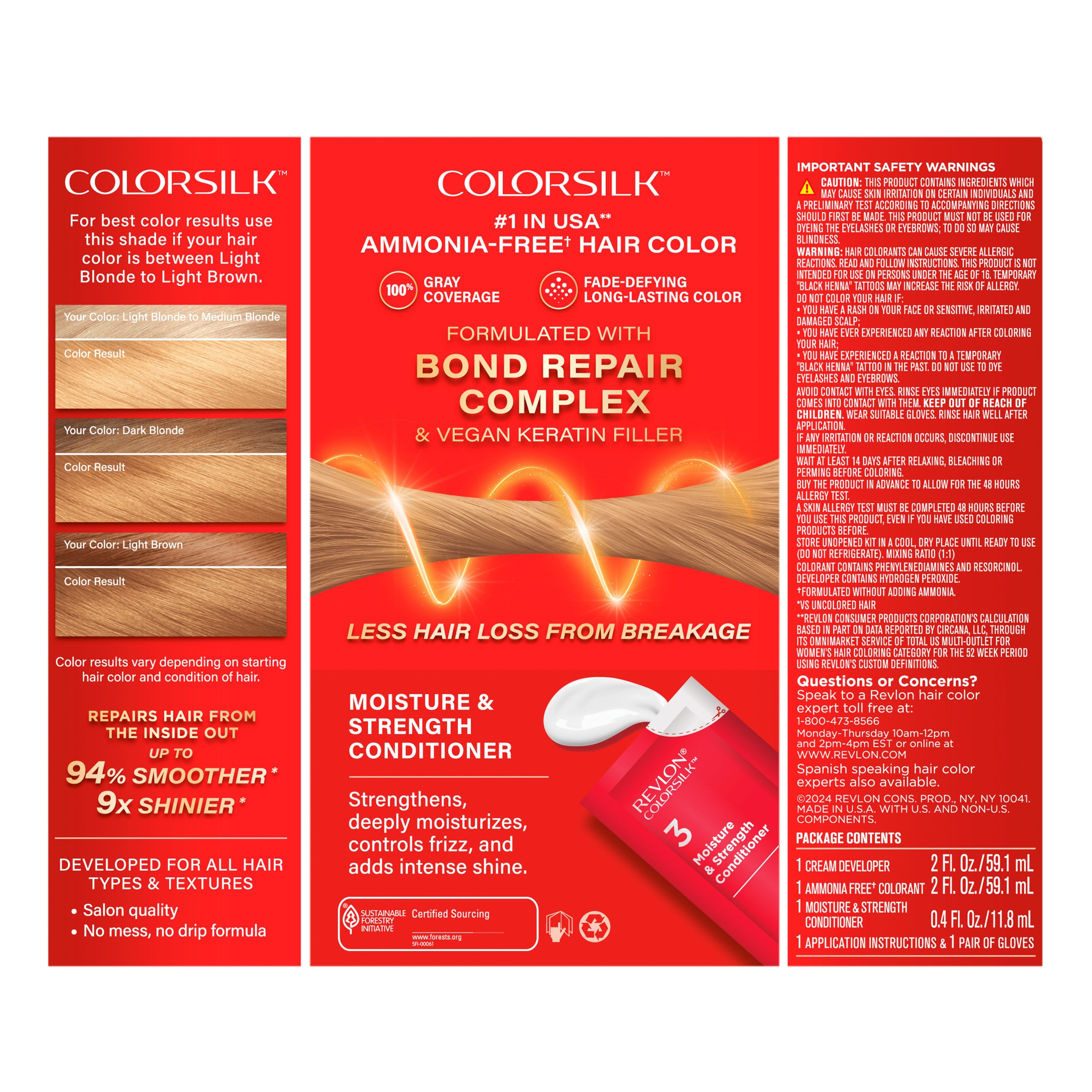 ColorSilk™ with Bond Repair Complex Permanent Hair Dye