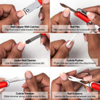 6-In-1 Nail Tool: Heavy Duty Nail Clipper